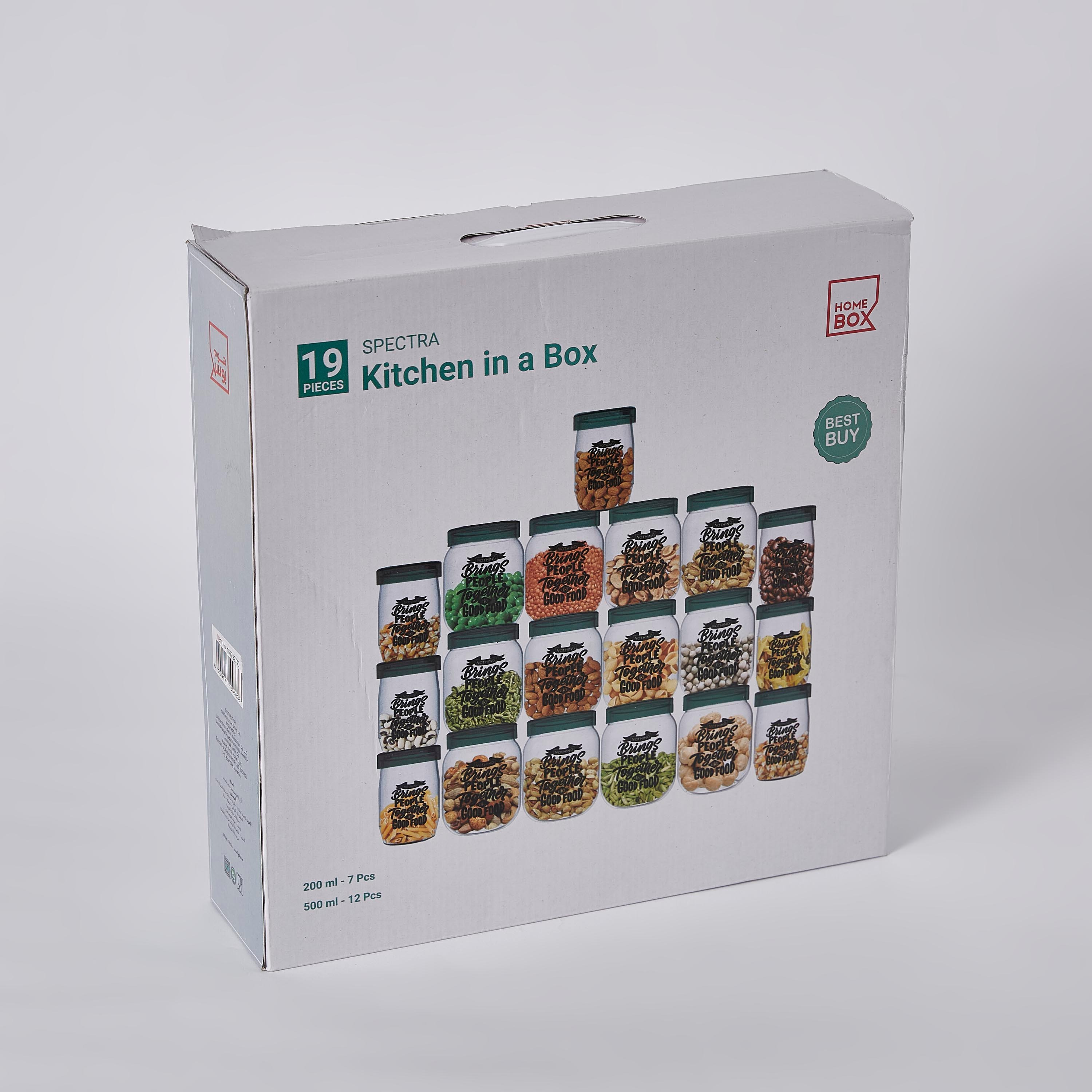طقم حاويات مطبخ من سبيكترا - 19 قطعة-hbxhomeware-hbxkitchen-image-5