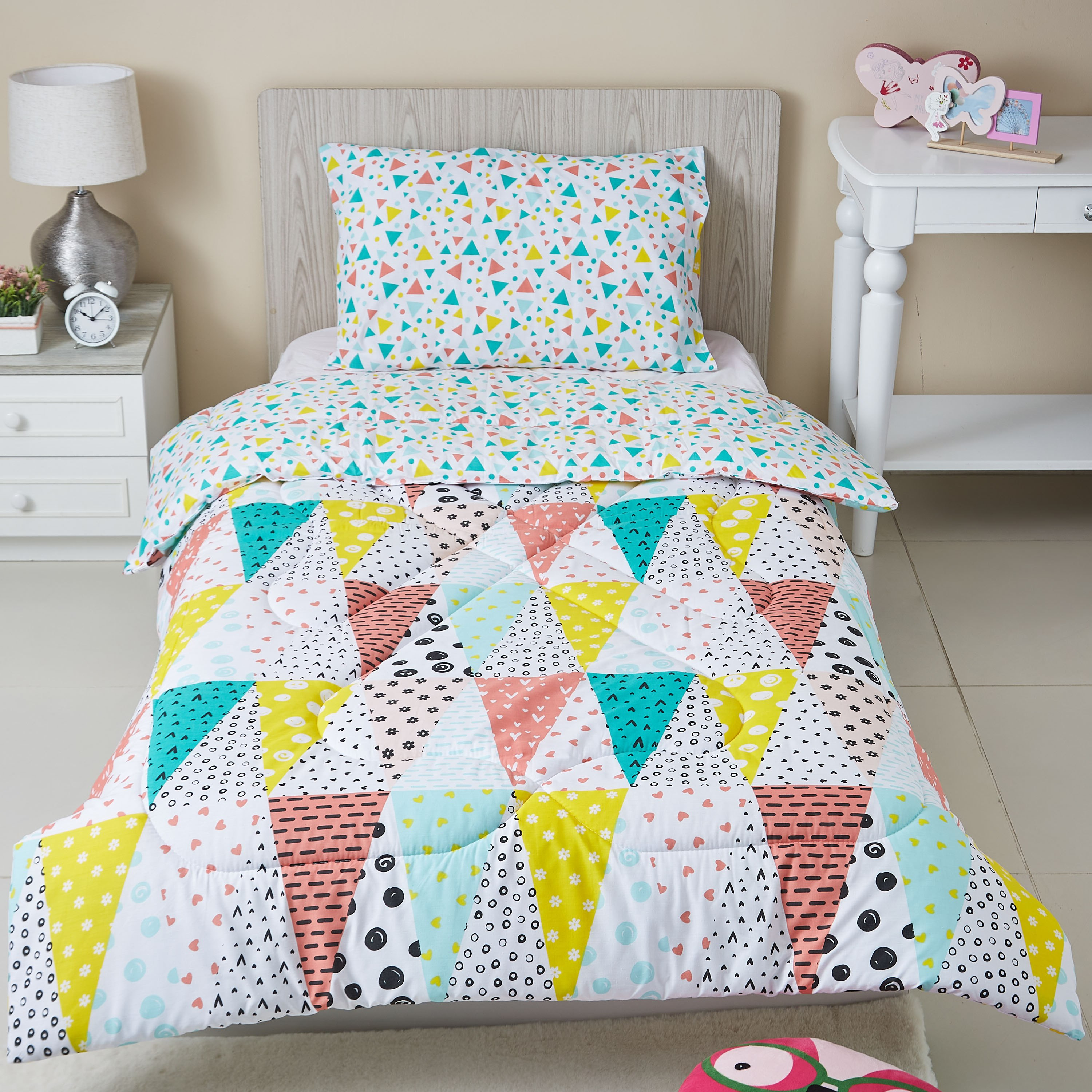 طقم لحاف فردي قطعتين من فيتريك - 220x135 سم-hbxhomeware-hbxkidsandyouth-image-1
