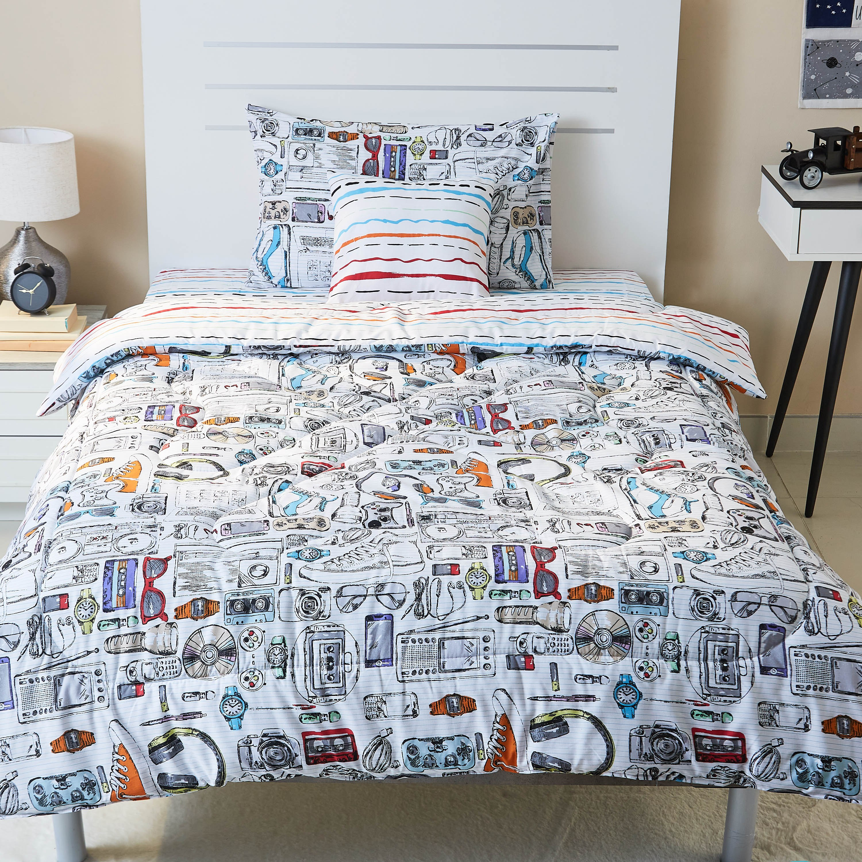 طقم لحاف مزدوج 3 قطع من هومي - 160x220 سم-hbxhomeware-hbxkidsandyouth-image-1