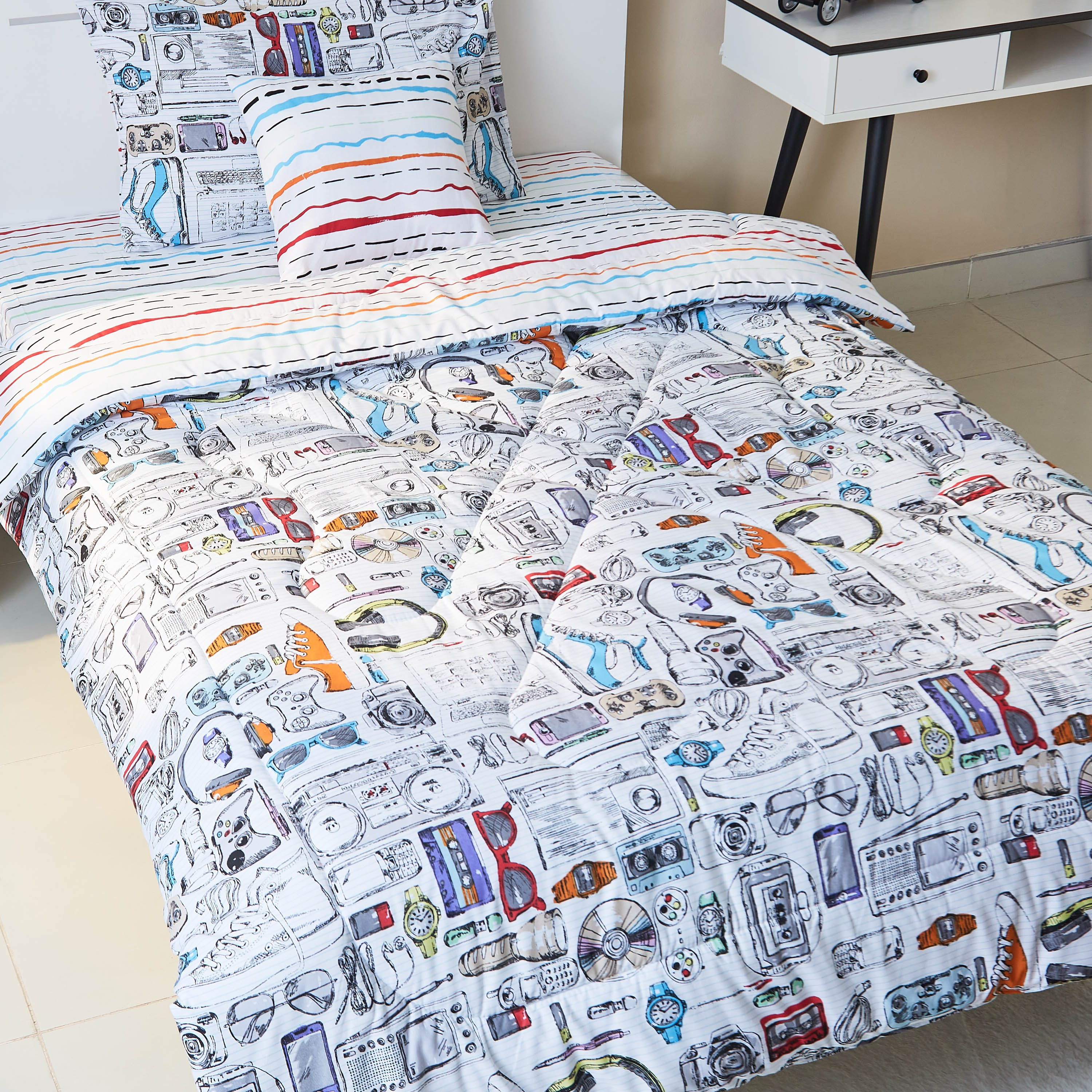 طقم لحاف مزدوج 3 قطع من هومي - 160x220 سم-hbxhomeware-hbxkidsandyouth-image-2