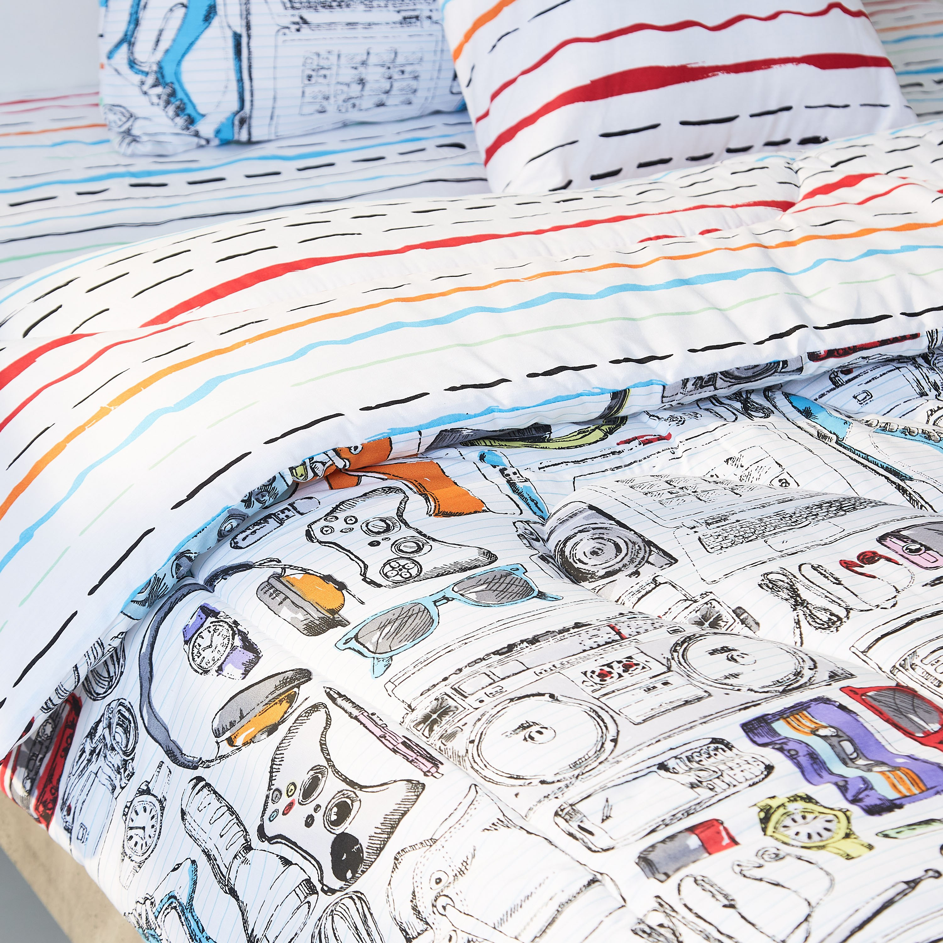 طقم لحاف مزدوج 3 قطع من هومي - 160x220 سم-hbxhomeware-hbxkidsandyouth-image-5