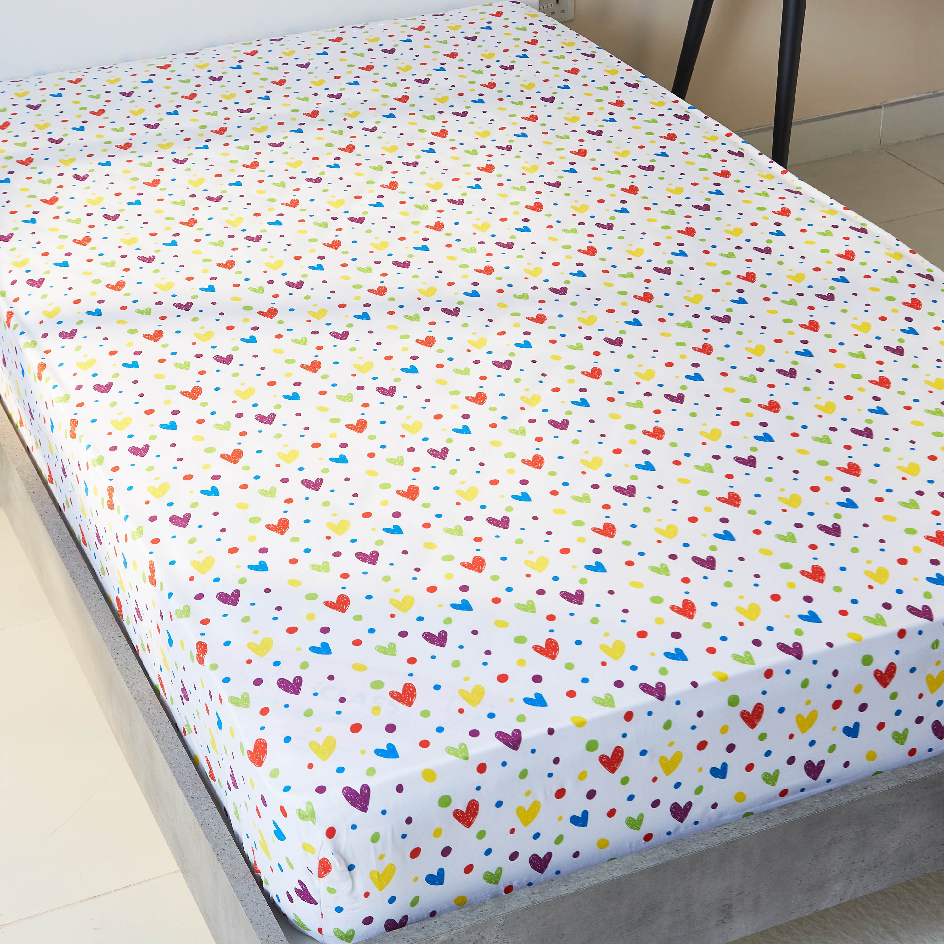 شرشف مطاطي مزدوج جيرل من هومي - 120x200 سم-hbxhomeware-hbxkidsandyouth-image-2