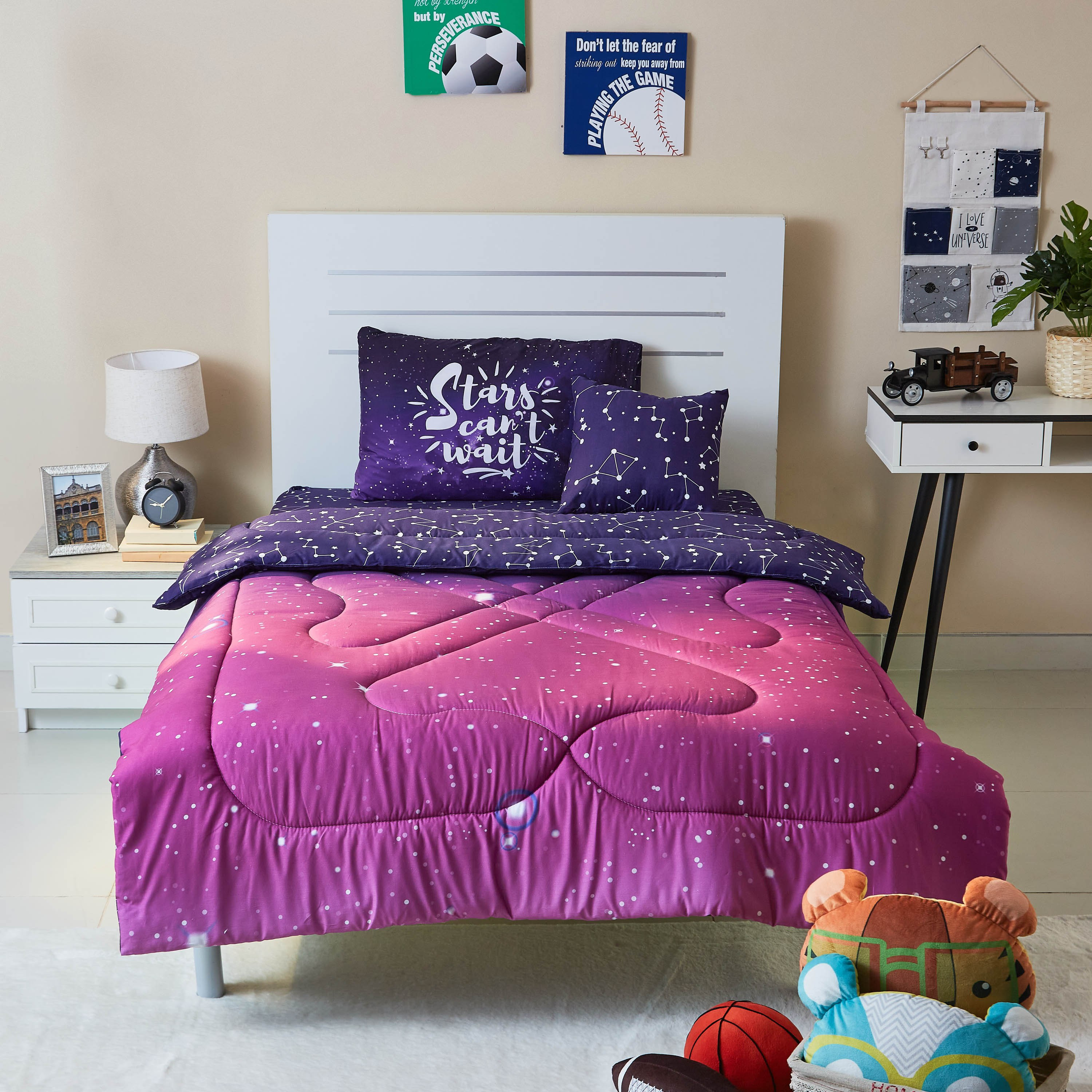 طقم لحاف توين بطبعات رقميّة 3 قطع من هومي جيرل - 160x220 سم-hbxhomeware-hbxkidsandyouth-image-6