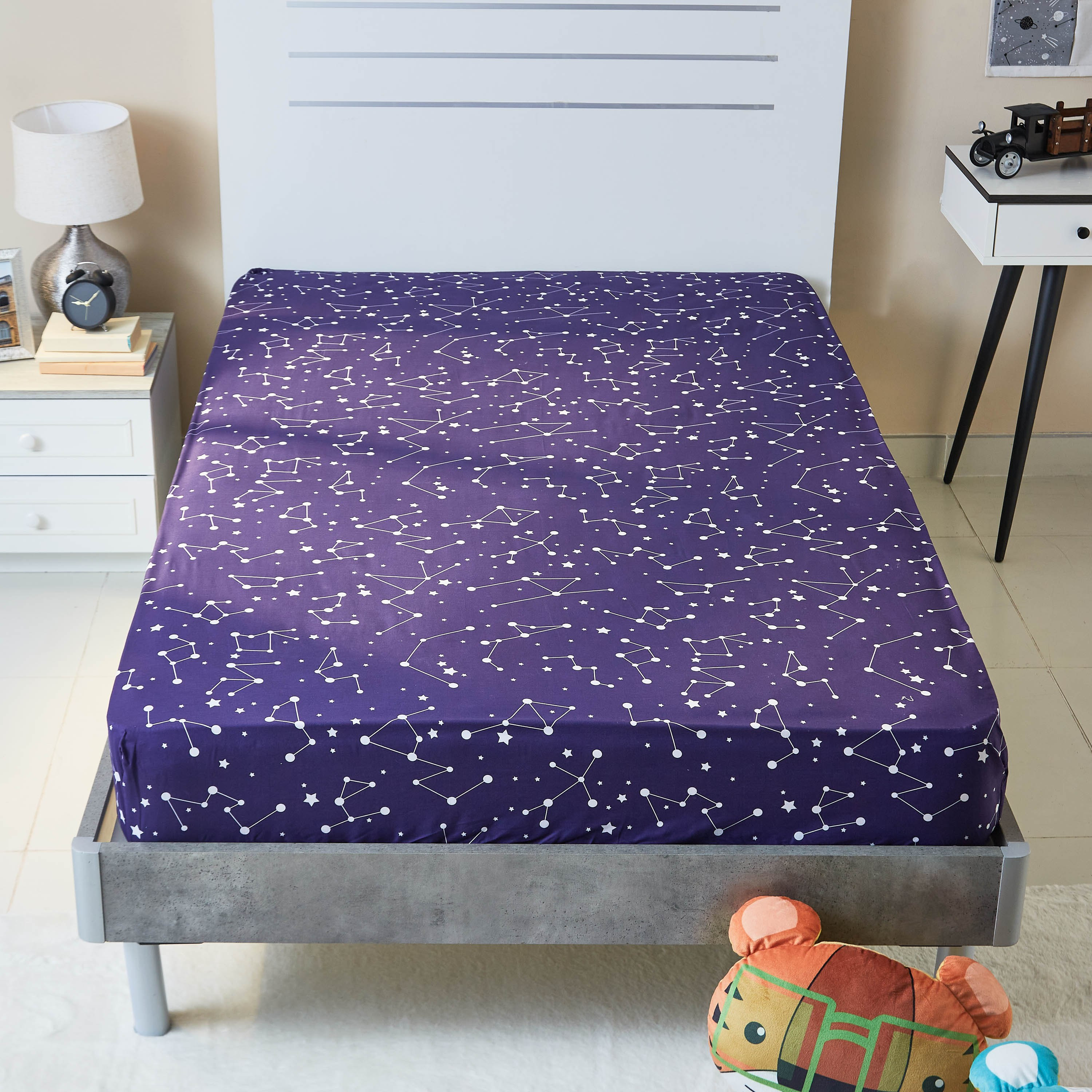 شرشف مطاطي مزدوج بطبعات رقمية جيرل من هومي - 120x200 سم-hbxhomeware-hbxkidsandyouth-image-1