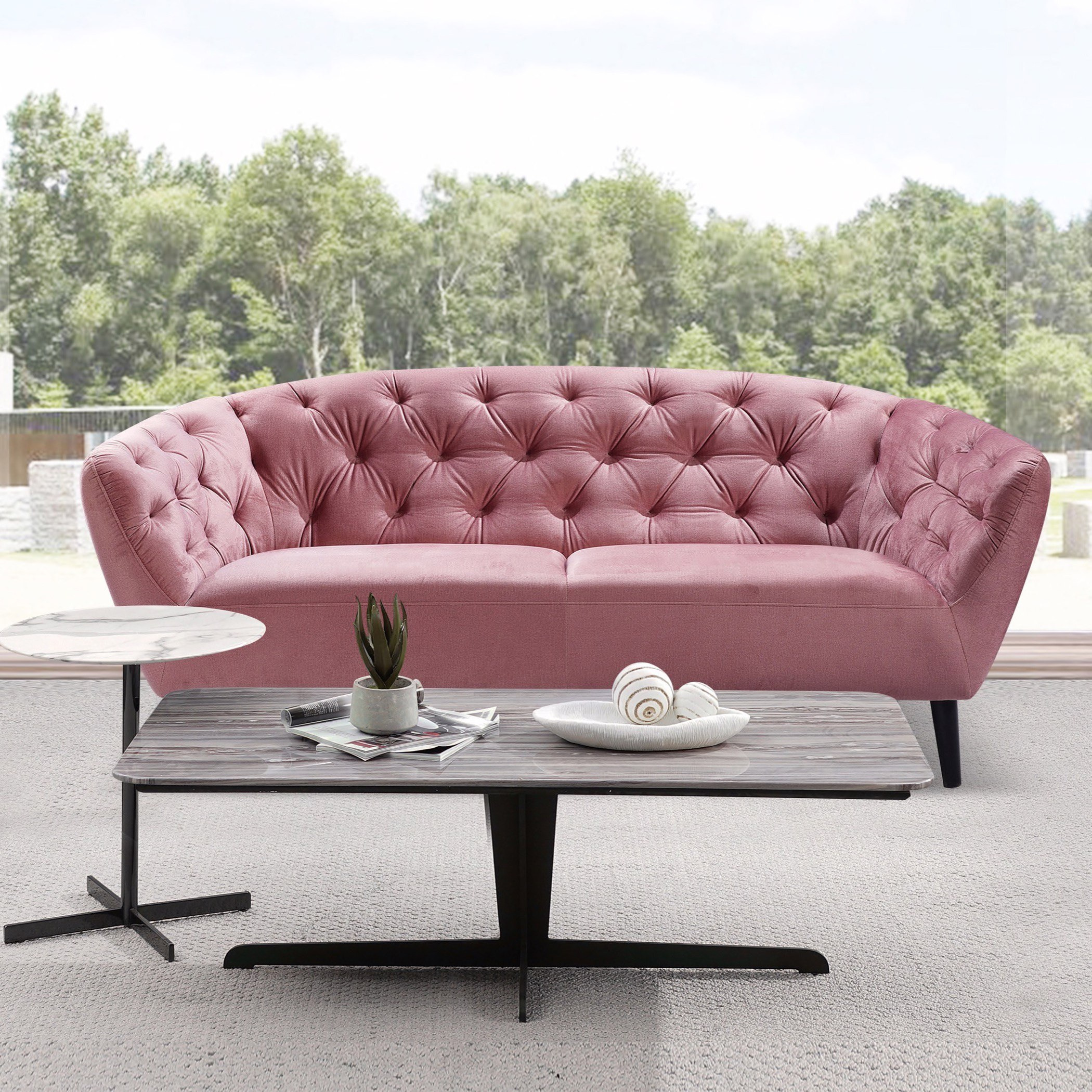 كنبة مخمليّة 3 مقاعد من مابل-hbxlivingroom-sofasandarmchairs-sofas-image-1