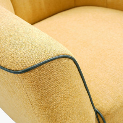 Elliot 1-Seater Leather-Look Fabric Sofa
