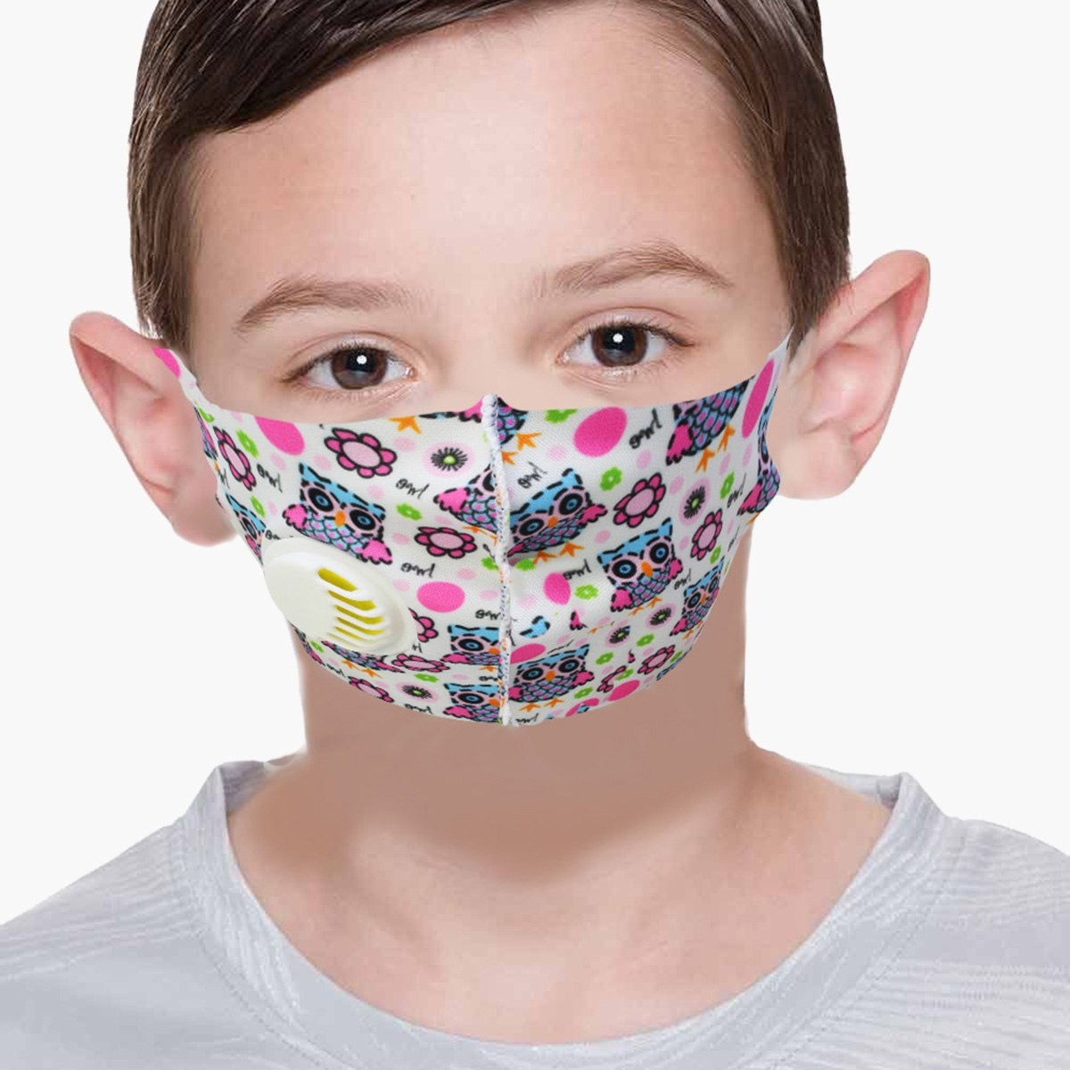 قناع وجه قابل للغسل بتصميم بومة للأطفال مع مرشّح من فاشن-hbxhomeware-hbxkidsandyouth-image-1