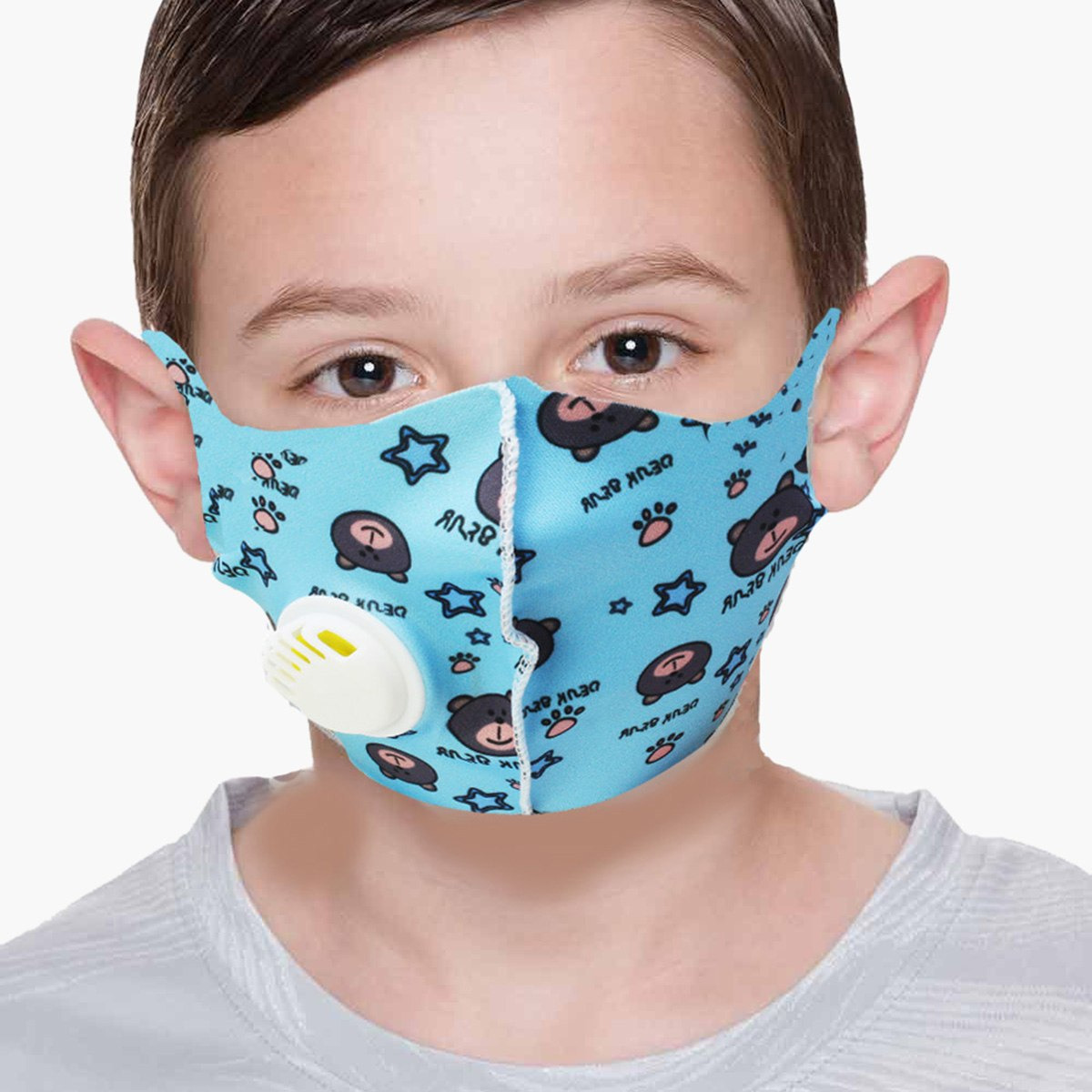 قناع وجه قابل للغسل بتصميم دب للأطفال بمرشح من فاشن-hbxhomeware-hbxkidsandyouth-image-1