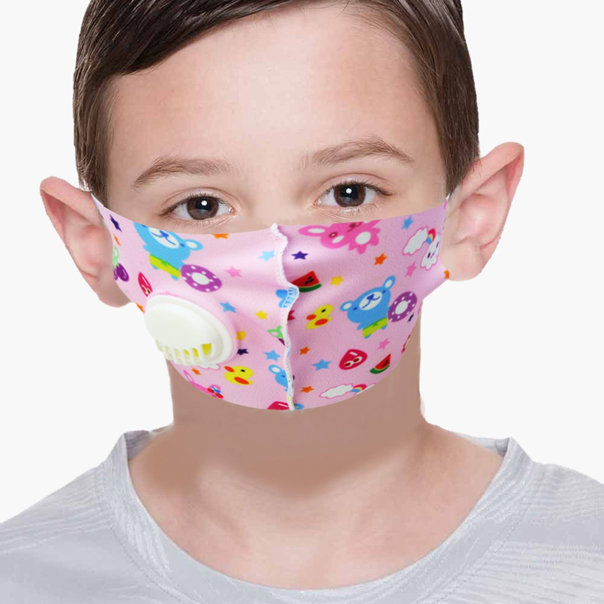قناع وجه قابل للغسل بتصميم دب للأطفال بمرشح من فاشن-hbxhomeware-hbxkidsandyouth-image-1