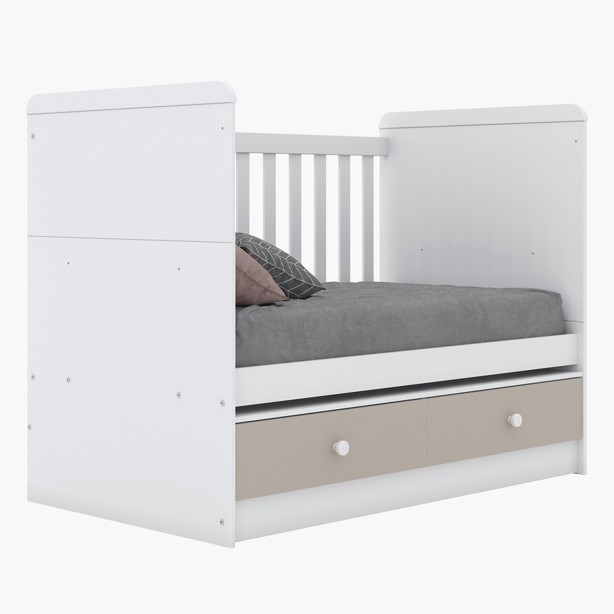 سرير أطفال قابل للتحوّل بدرجين - فانيلا من موڤو  - 70x130 سم-hbxfurniture-bedsandbedsets-beds-toddler-image-17