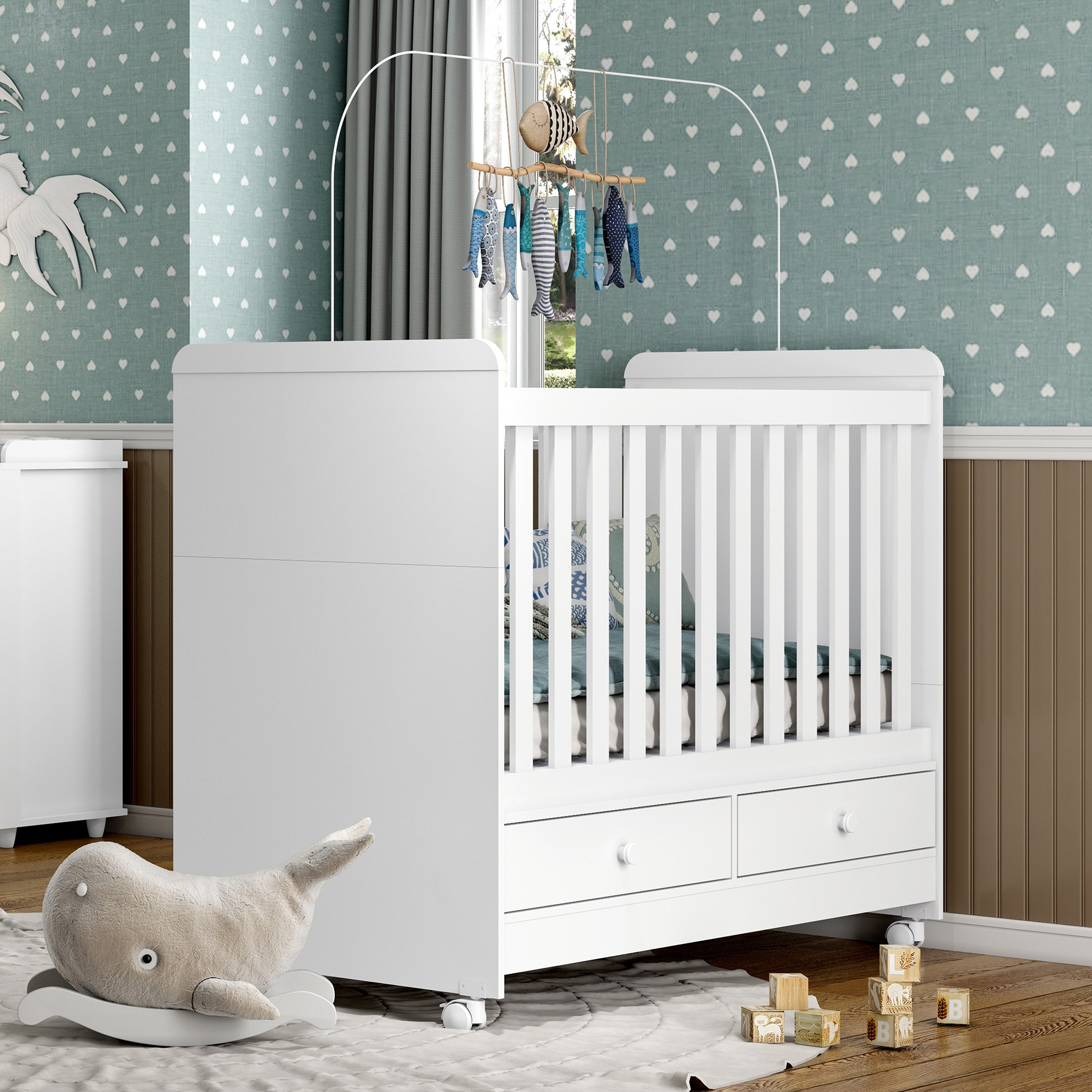 سرير أطفال قابل للتحوّل بدرجين - فانيلا من موڤو  - 70x130 سم-hbxfurniture-bedsandbedsets-beds-toddler-image-25