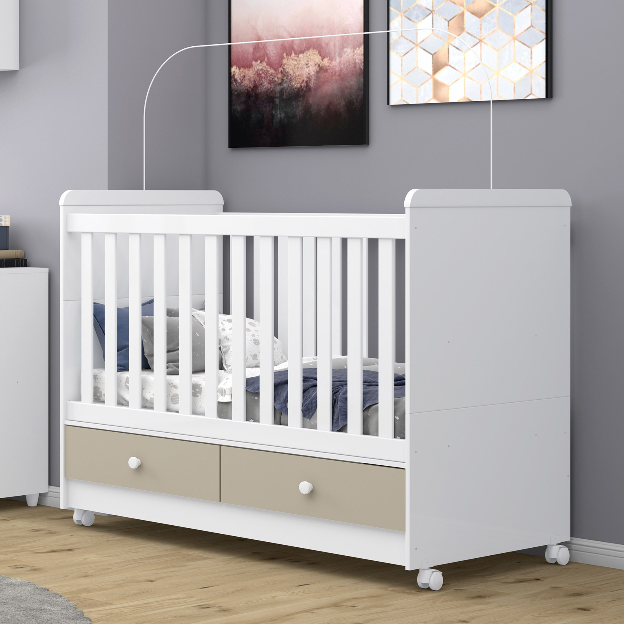 سرير أطفال قابل للتحوّل بدرجين - فانيلا من موڤو  - 70x130 سم-hbxfurniture-bedsandbedsets-beds-toddler-image-30
