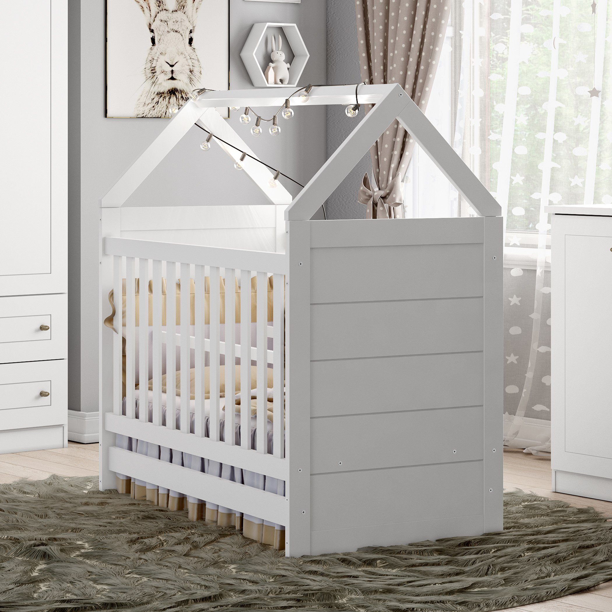 سرير أطفال قابل للتحويل - هامبتون من موڤو  - 70×130 سم-hbxfurniture-bedsandbedsets-beds-toddler-image-2