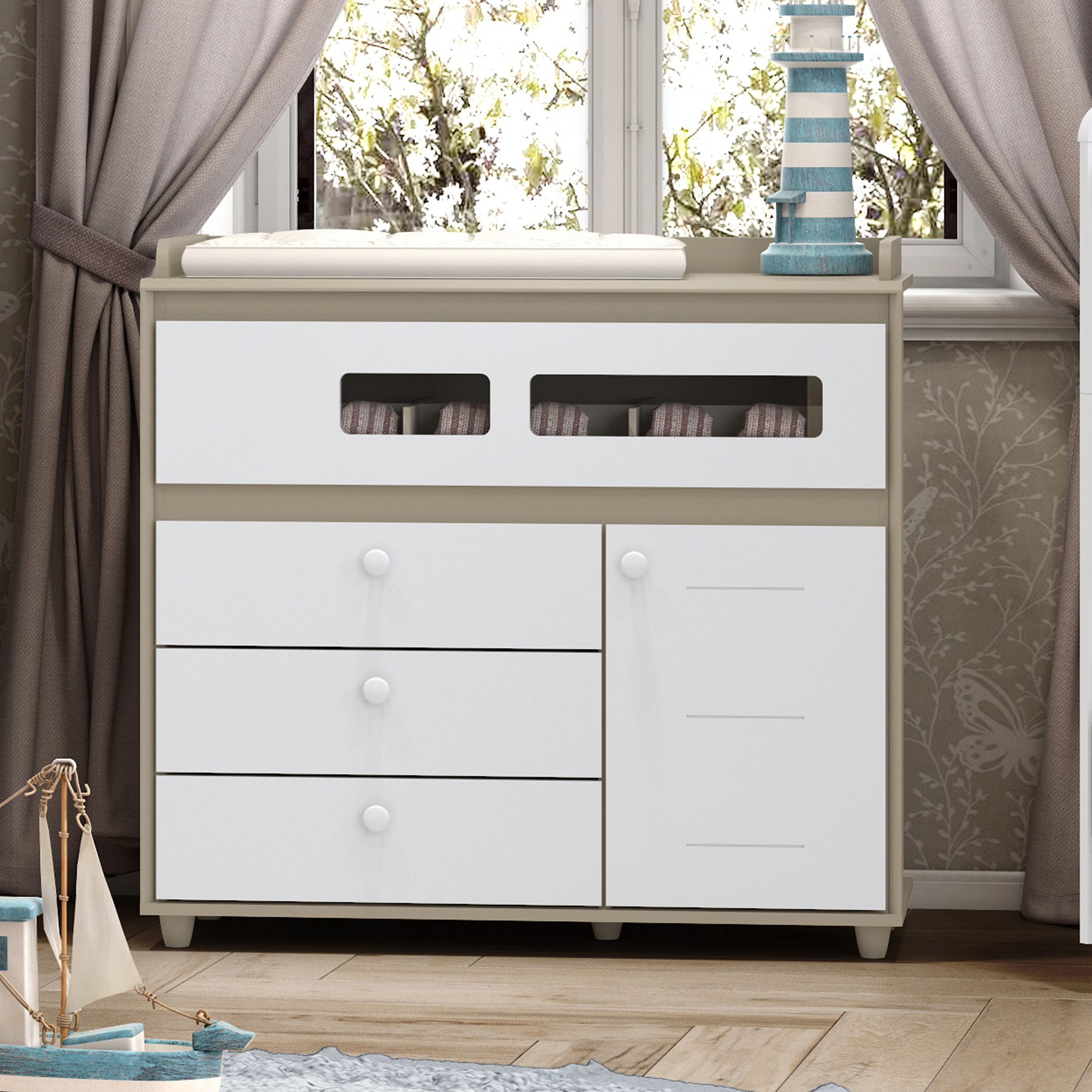 Movo Hampton 1-Door Chest of 4-Drawers-hbxkidsandyouth-dressersandchests-chestofdrawers-image-1