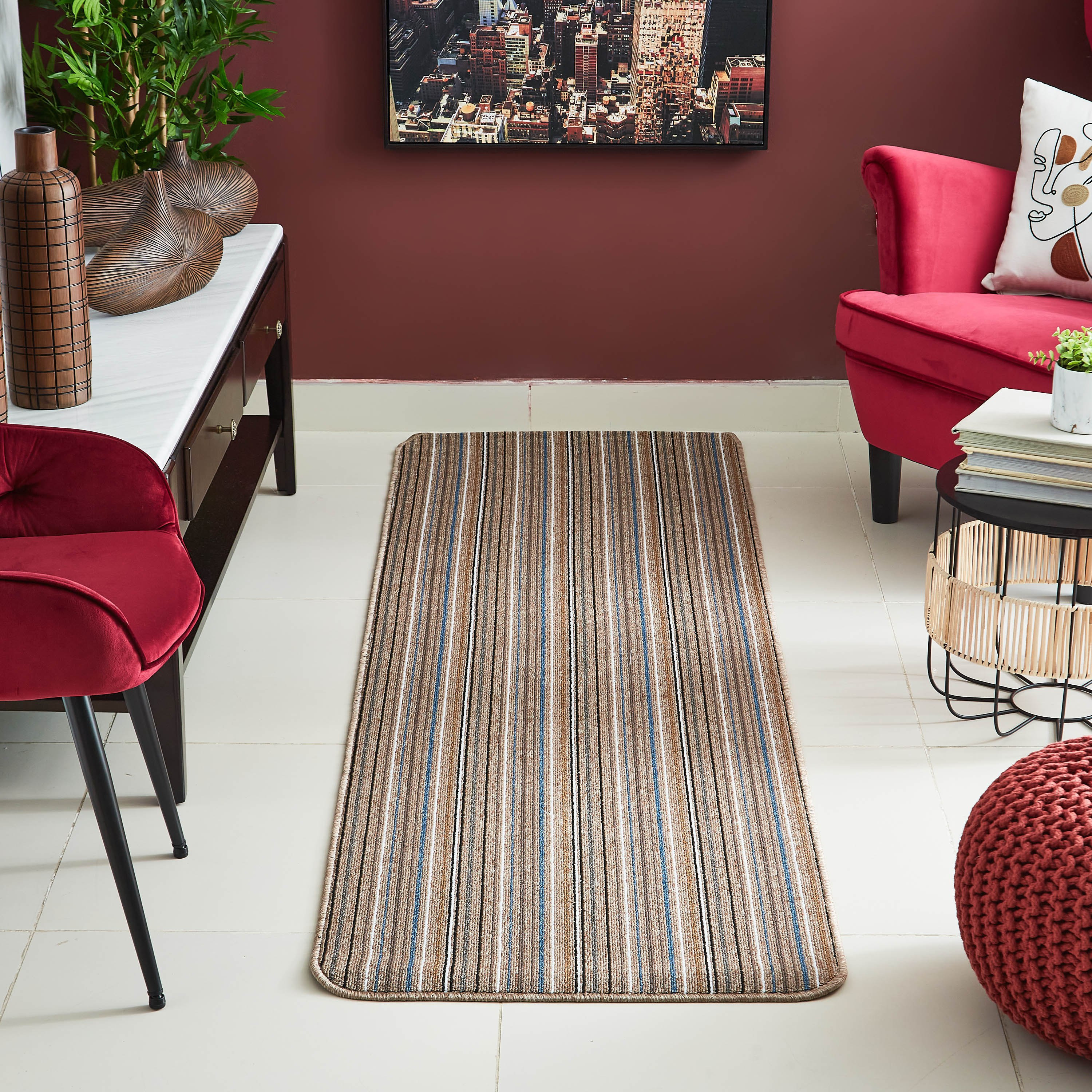 سجادة بولي بروبلين مقاومة للإنزلاق من آريتي - 67x230  سم-hbxdecorandfurnishings-floorcoverings-rugs-image-1