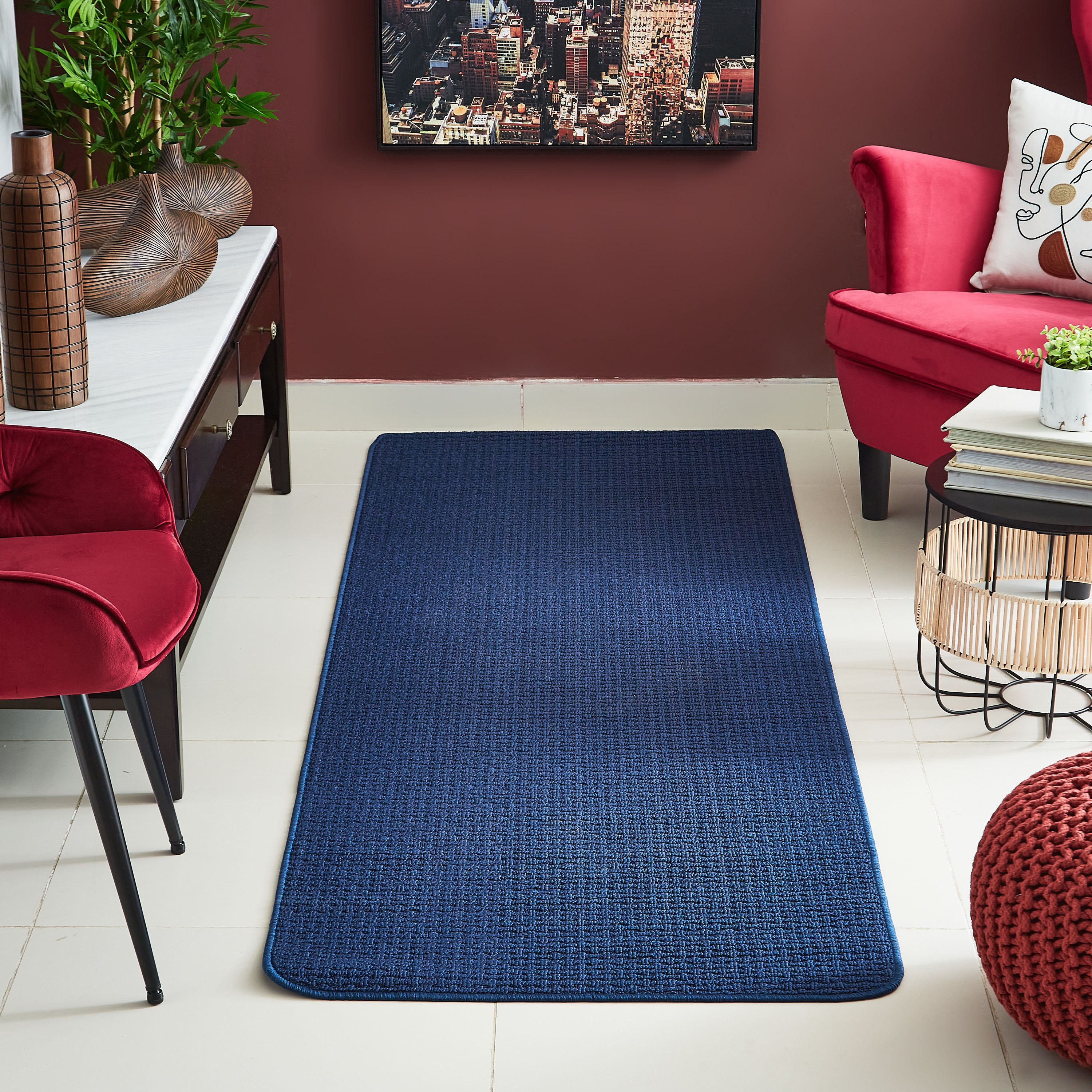 سجادة بولي بروبلين مقاومة للإنزلاق من كلوي - 80x230  سم-hbxdecorandfurnishings-floorcoverings-rugs-image-1