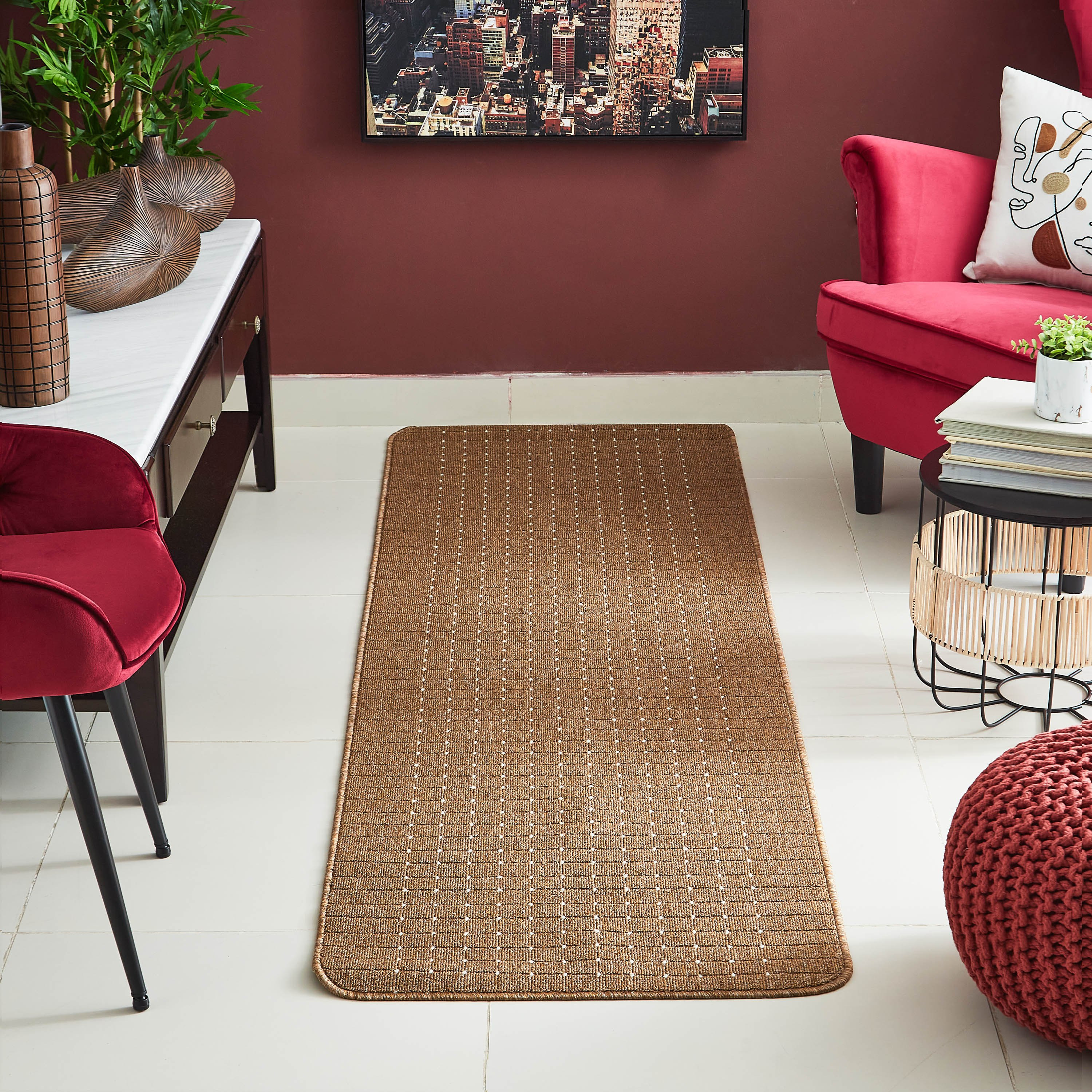 سجادة بولي بروبلين مقاومة للإنزلاق من ستانفورد - 67x150  سم-hbxdecorandfurnishings-floorcoverings-rugs-image-1
