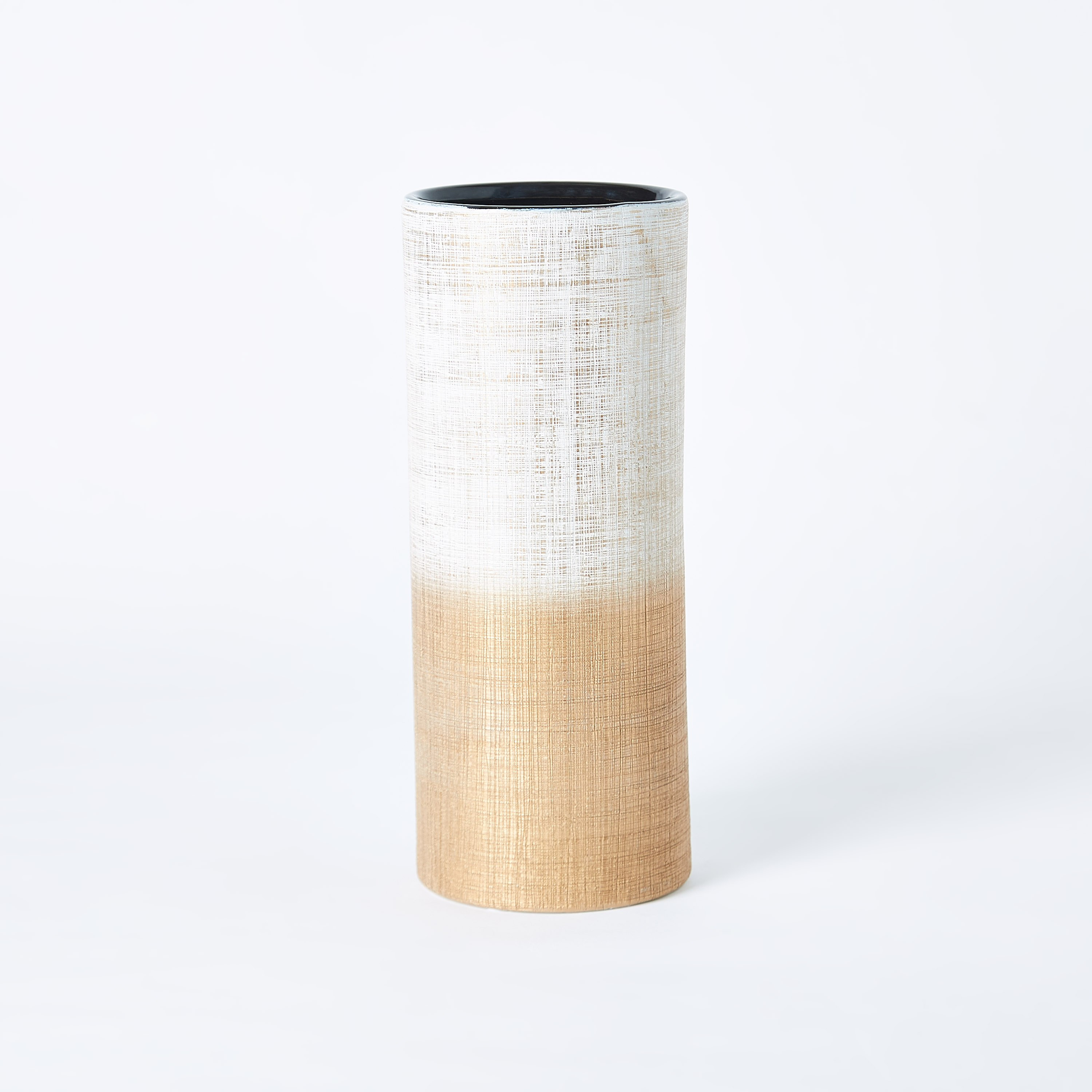 مزهرية خزفية أسطوانية طويلة متدرجة اللون من سانسا-hbxbedroom-decorandaccessories-vases-image-5