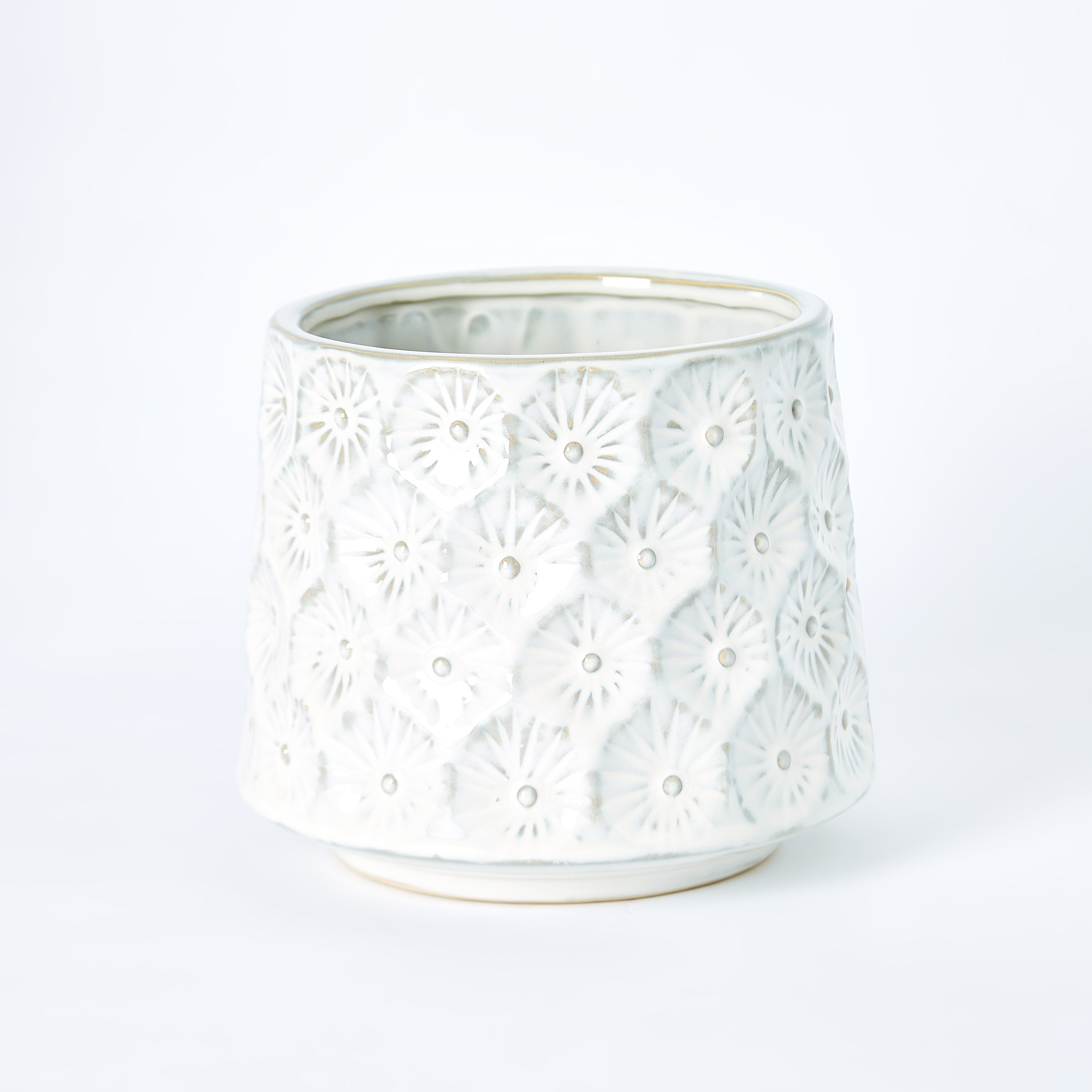 مزهريّة بارزة الملمس خزف بشكل صدفة من سانسا-hbxbedroom-decorandaccessories-vases-image-4