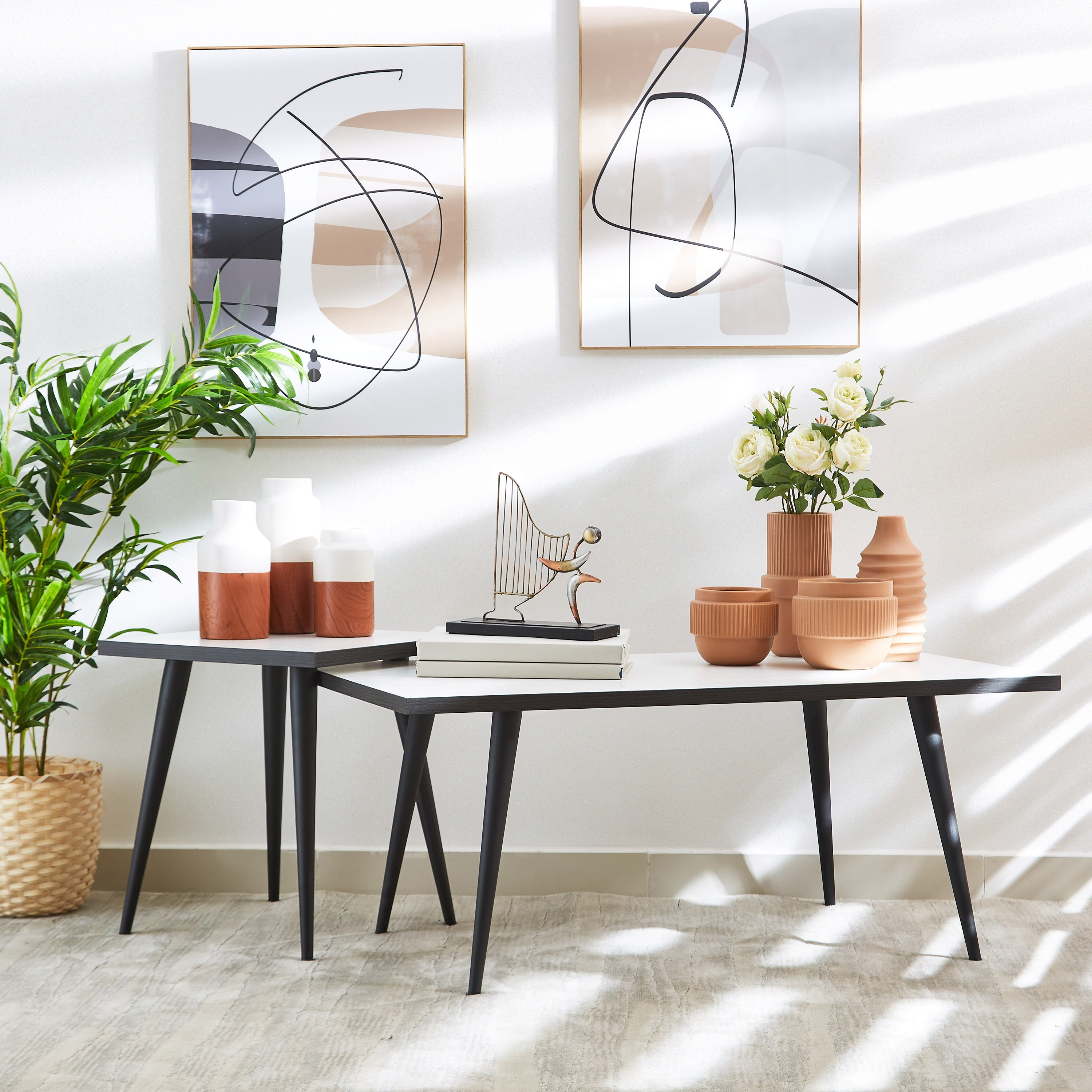 مزهرية خزفية باند بنمطين من سانسا-hbxbedroom-decorandaccessories-vases-image-3
