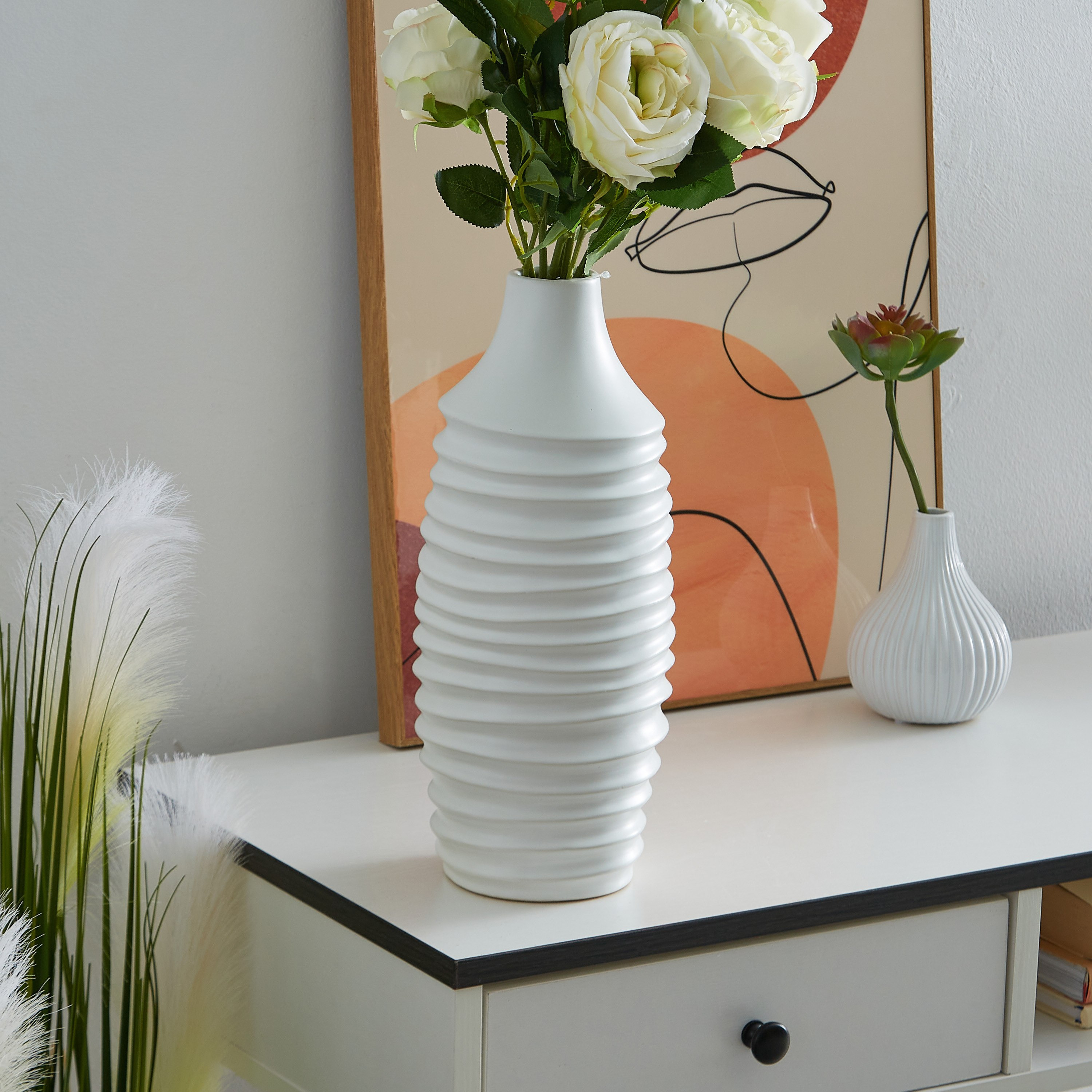 مزهرية مكدسة من الخزف من سانسا-hbxbedroom-decorandaccessories-vases-image-1