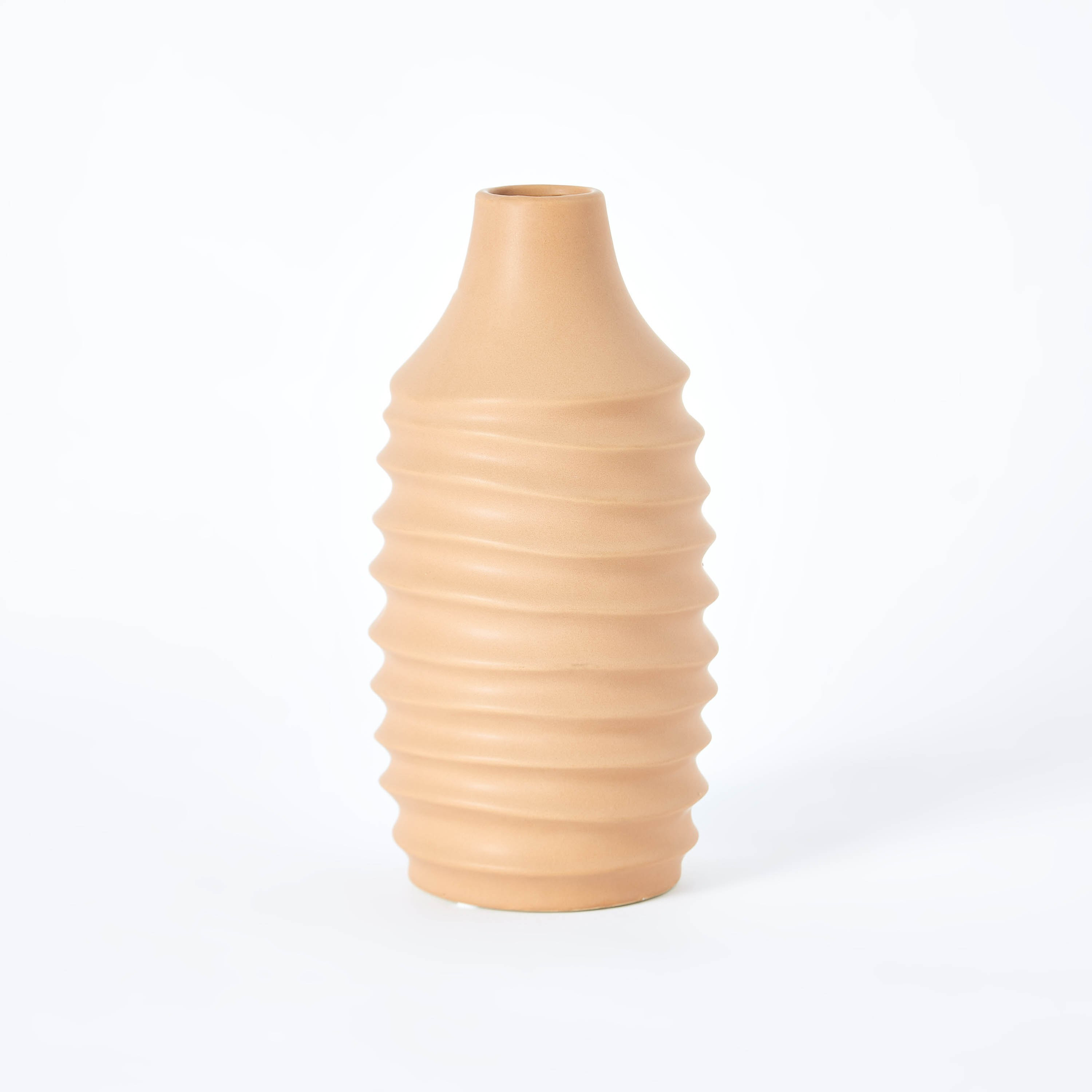 Sansa Stoneware Stacked Medium Vase-hbxbedroom-decorandaccessories-vases-image-4