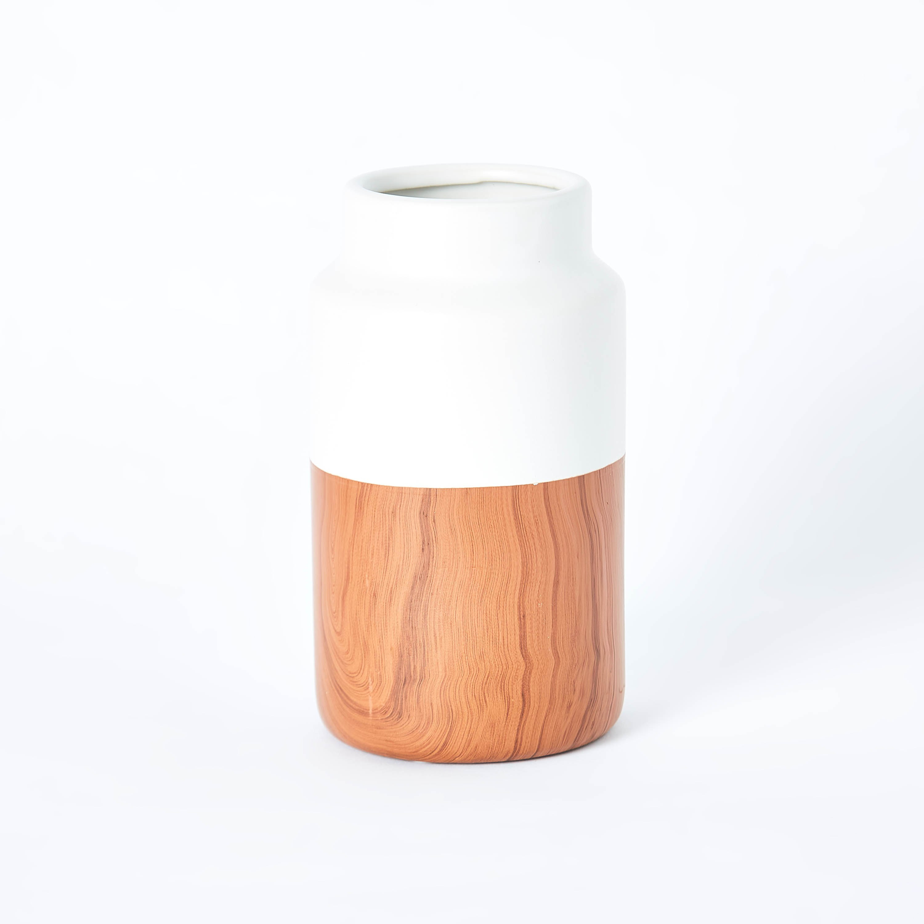 مزهرية قصيرة نصف خشبية من الخزف من سانسا-hbxbedroom-decorandaccessories-vases-image-4