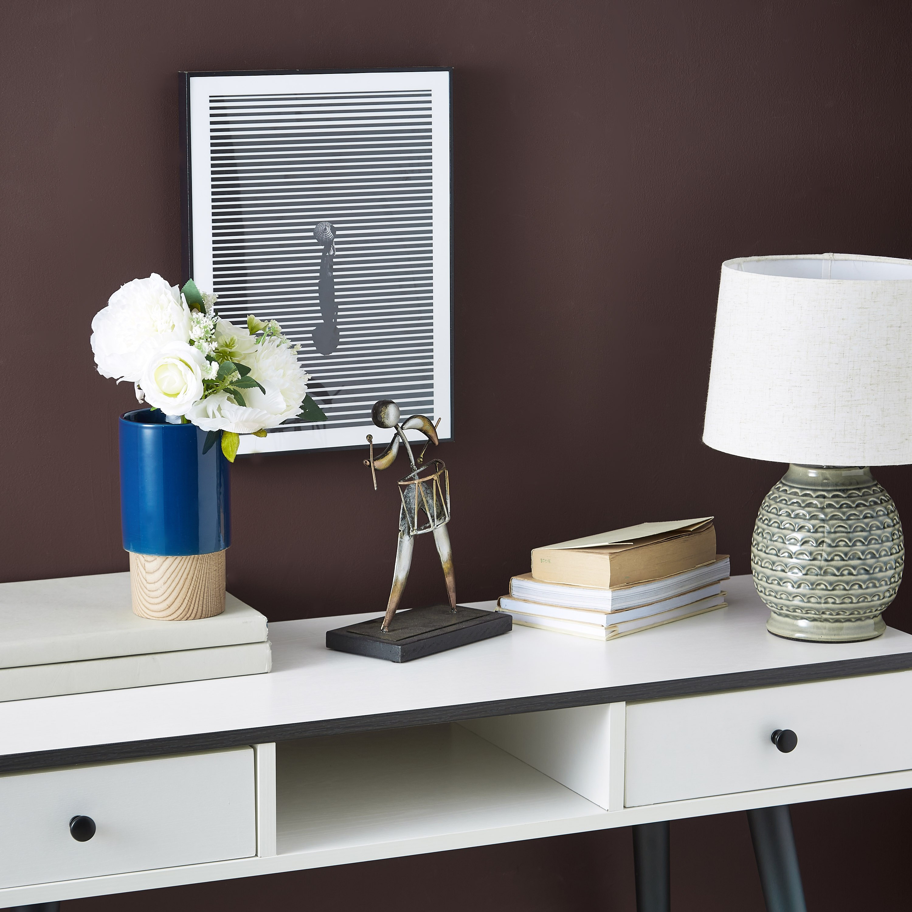 مزهرية أسطوانية نصف خشبية خزف من سانسا-hbxbedroom-decorandaccessories-vases-image-4