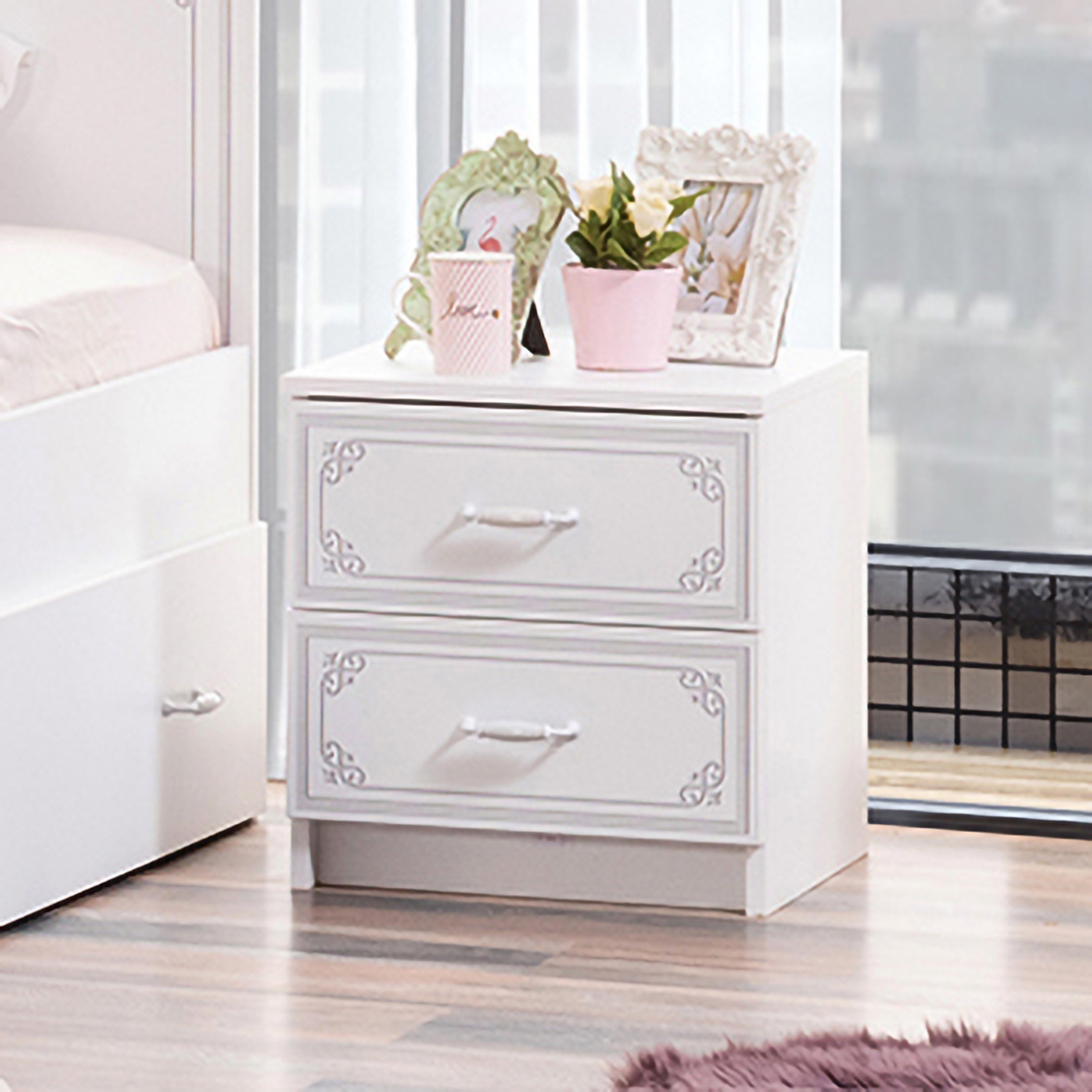 طاولة سرير جانبية بدرجين - فلورا من موڤو -hbxkidsandyouth-nightstands-image-1