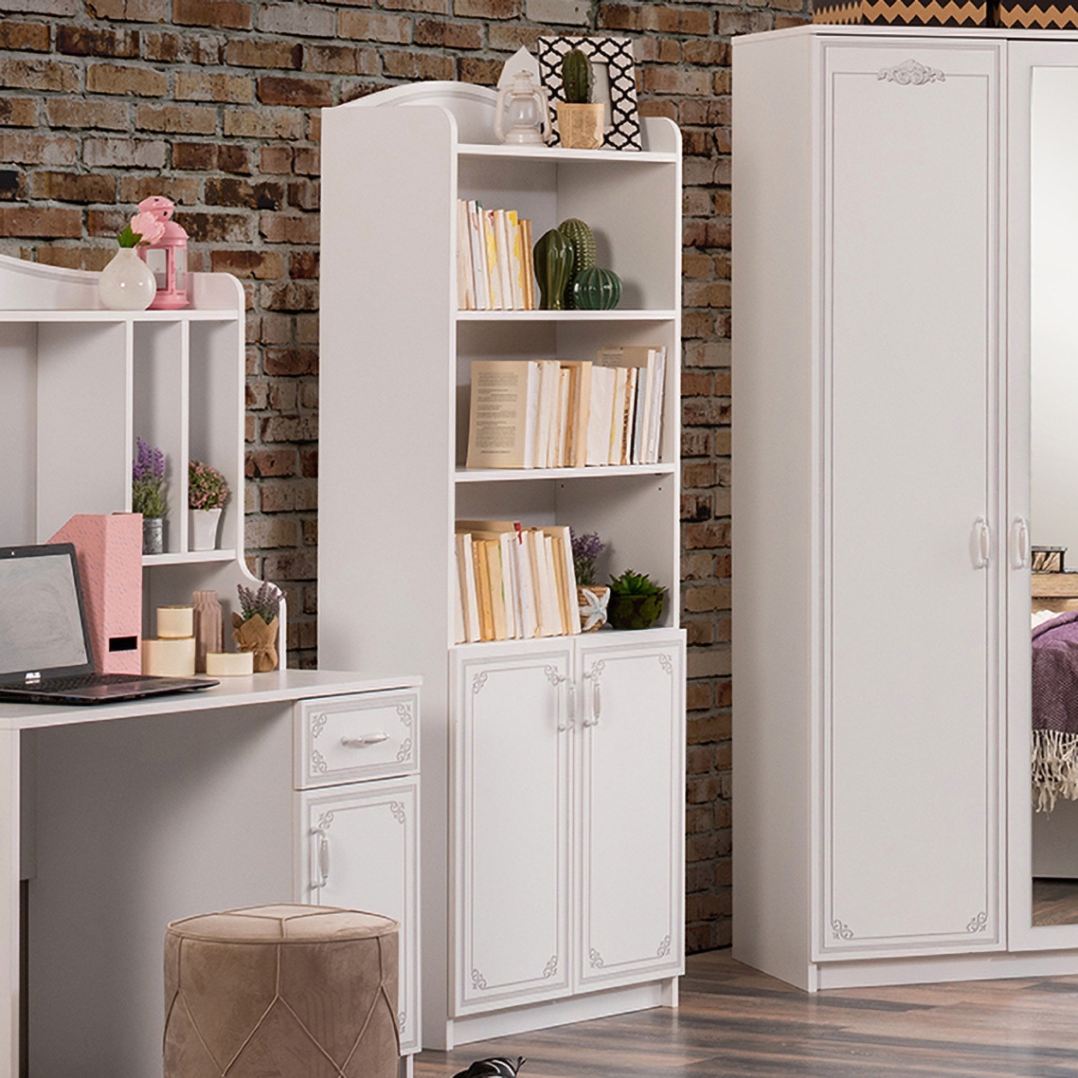 خزانة كتب ببابين - فلورا من موڤو -hbxfurniture-office-bookcases-image-1
