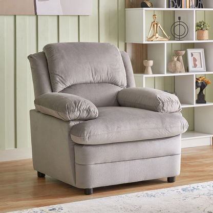 Fiona 1-Seater Fabric Sofa-Armchairs-image-6