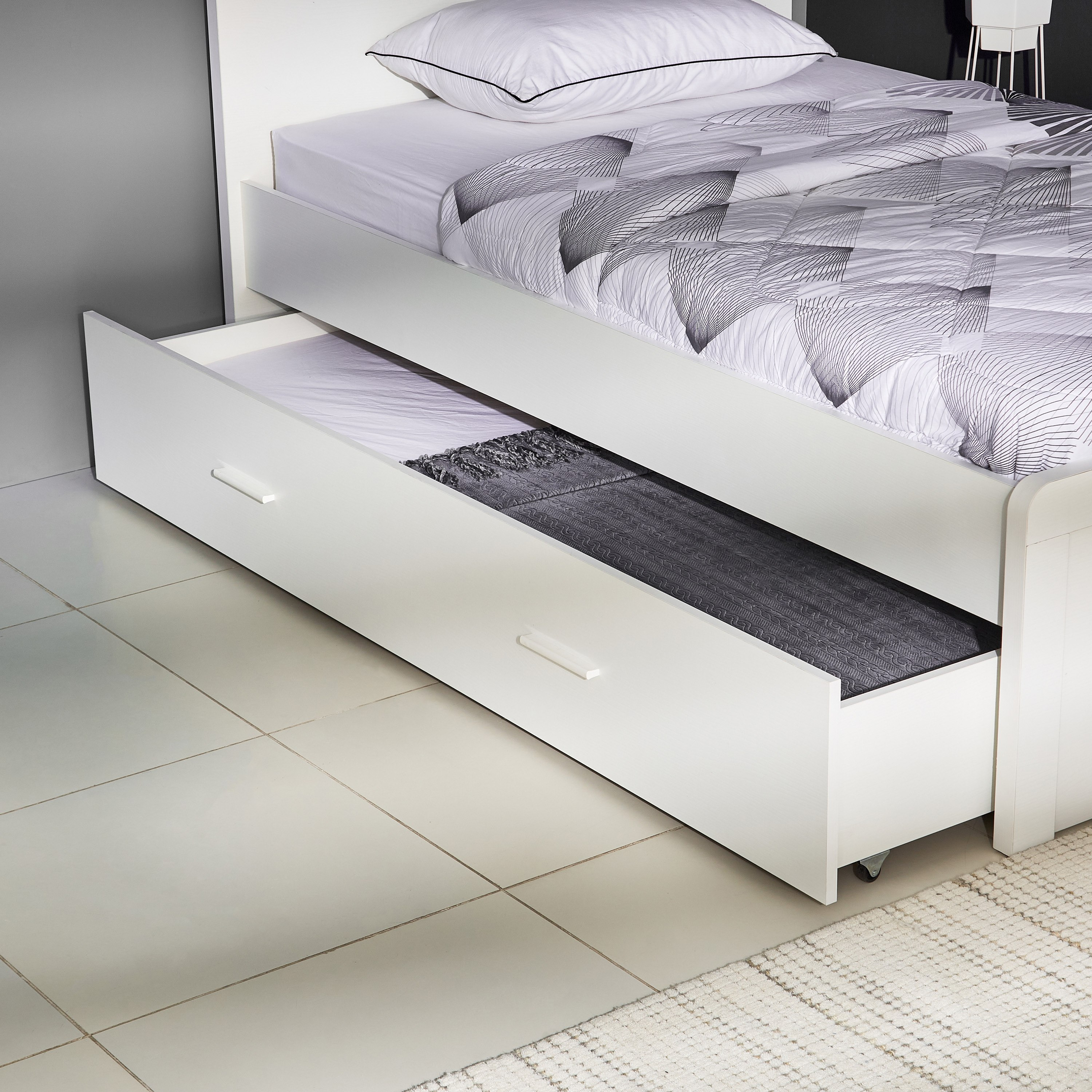 Boston Single Pullout Trundle - 90x190 cm-hbxfurniture-bedsandbedsets-beds-single-image-4