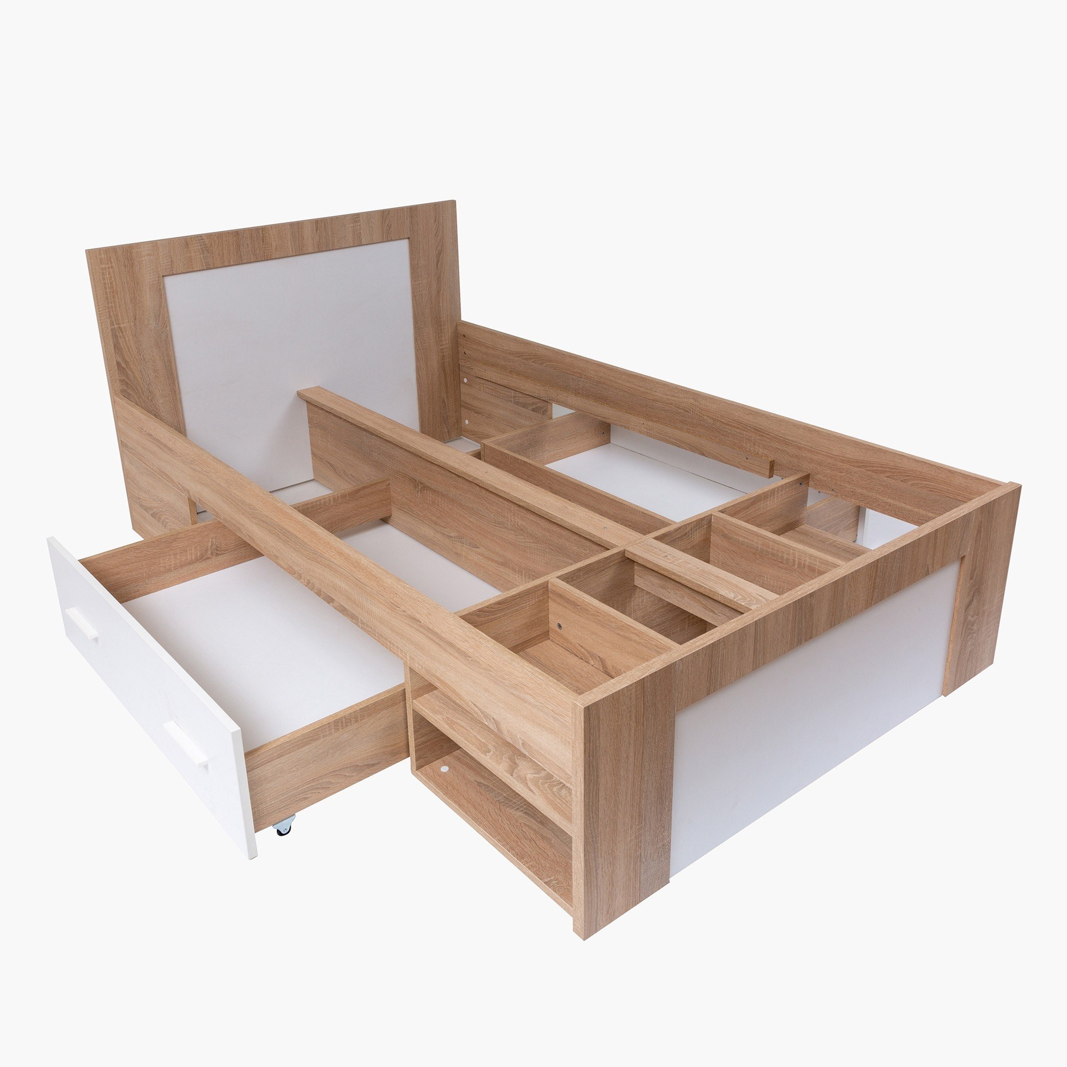 سرير توين بمساحة تخزين ودرجين - بوسطن من موڤو - 120x200 سم-hbxbedroom-bedsandbedsets-beds-twin-image-6