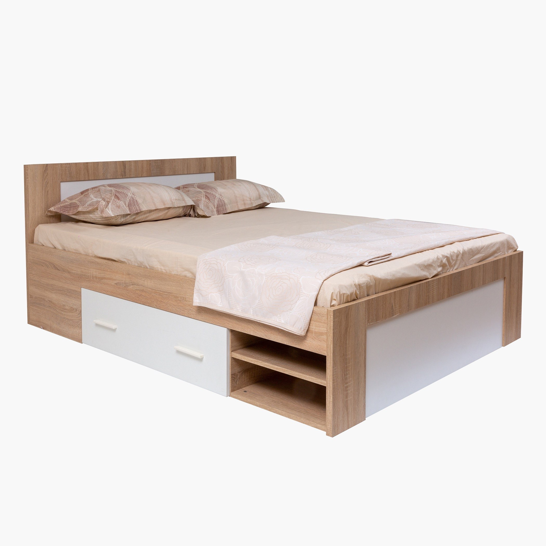 سرير كوين بمساحة تخزين ودرجين - بوسطن من موڤو - 150x200 سم-hbxbedroom-bedsandbedsets-beds-queen-image-3