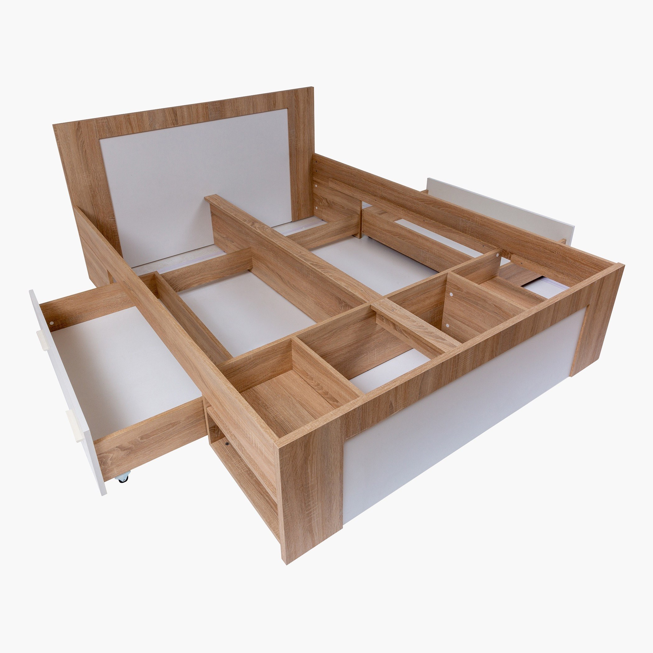 سرير كوين بمساحة تخزين ودرجين - بوسطن من موڤو - 150x200 سم-hbxbedroom-bedsandbedsets-beds-queen-image-8