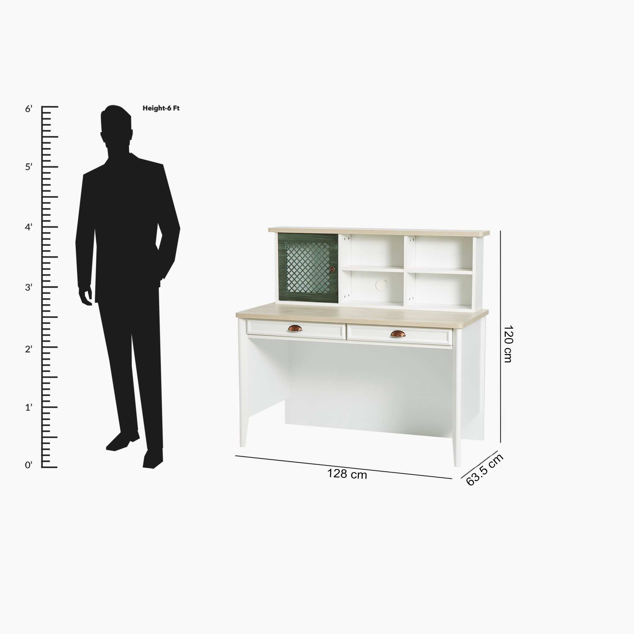 مكتب دراسة بخزانة من مكنس-hbxfurniture-office-desks-image-14