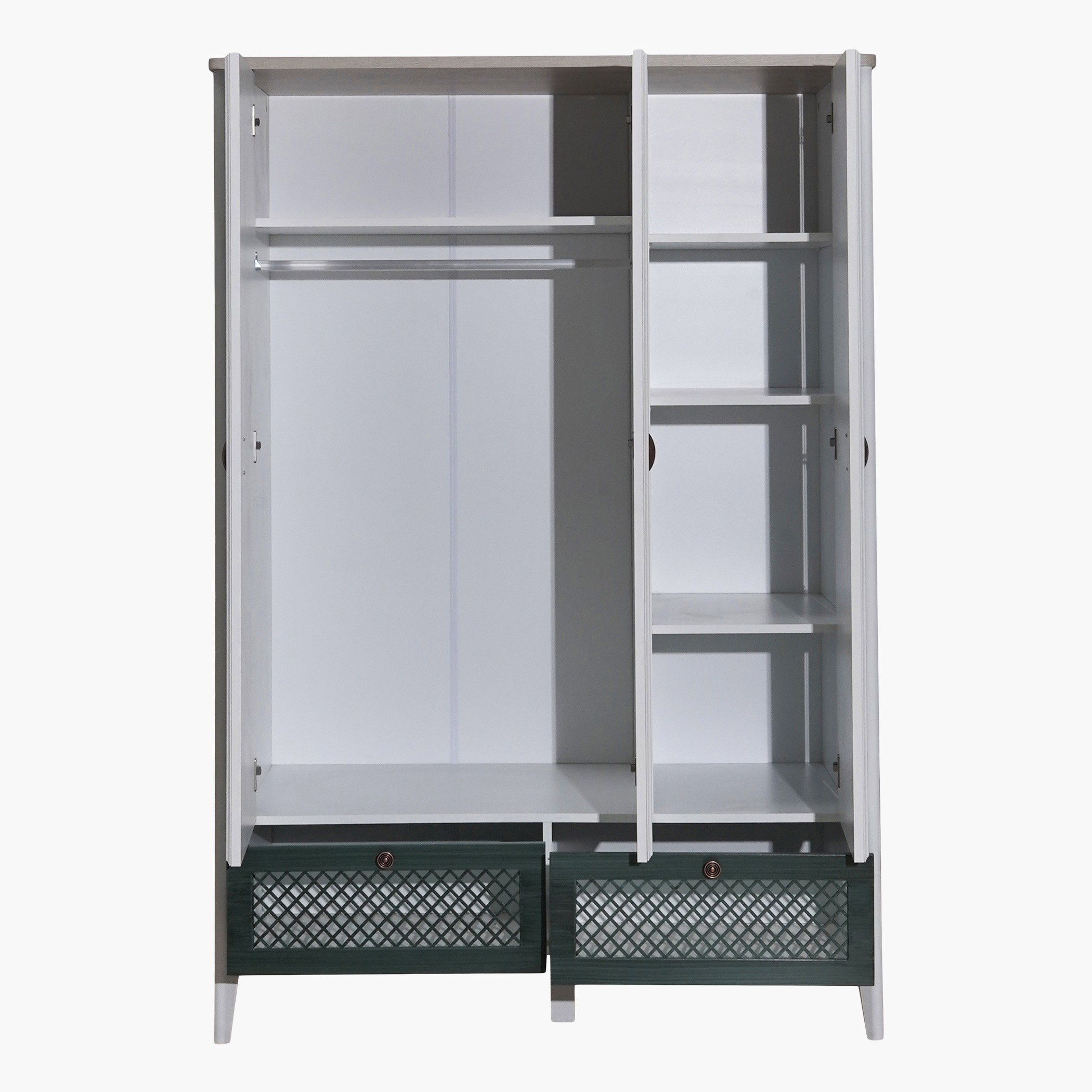 خزانة ملابس بـ 3 أبواب ودرجين من ميكنس-hbxfurniture-wardrobes-image-4