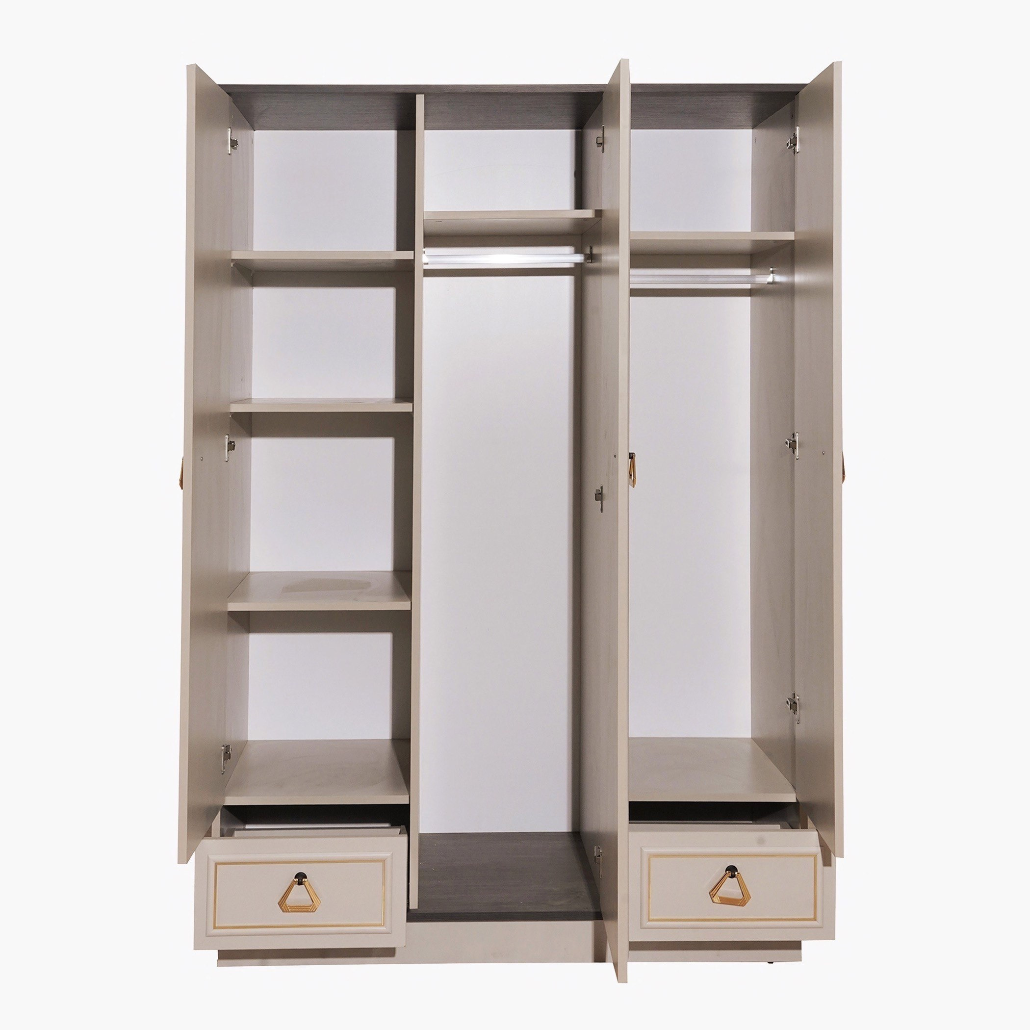 خزانة ملابس بـ 3 أبواب ودرجين ومرآة من ميسينا-hbxfurniture-wardrobes-image-4