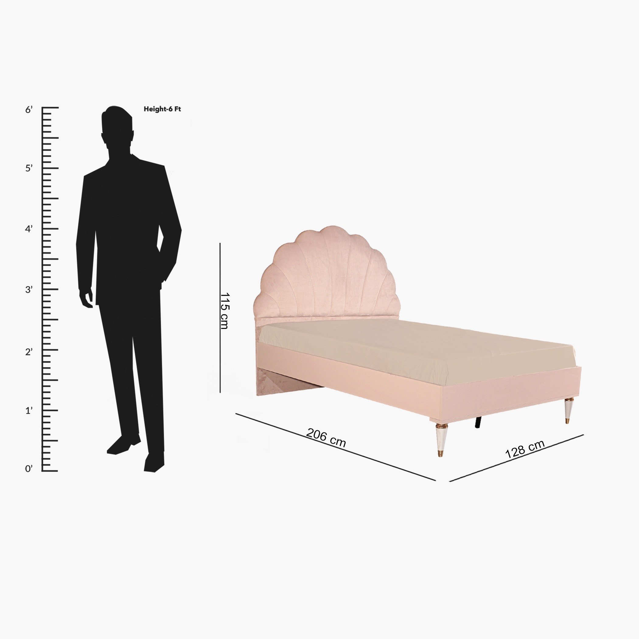 سرير مزدوج من أوركيد - 120x200 سم-hbxbedroom-bedsandbedsets-beds-twin-image-6