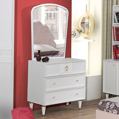 Orchid 3-Drawer Dresser with Mirror