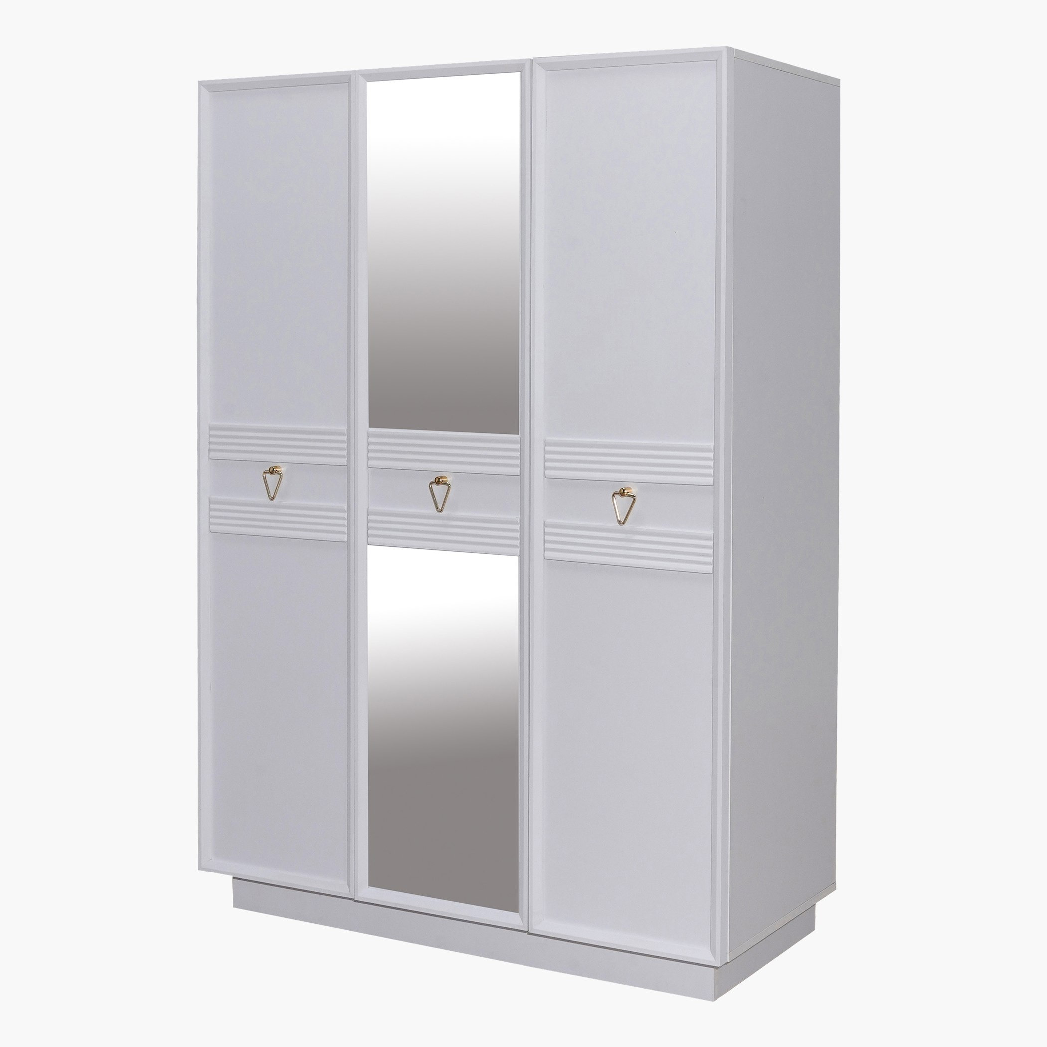 Orchid 3-Door Wardrobe with Mirror-hbxfurniture-wardrobes-image-3