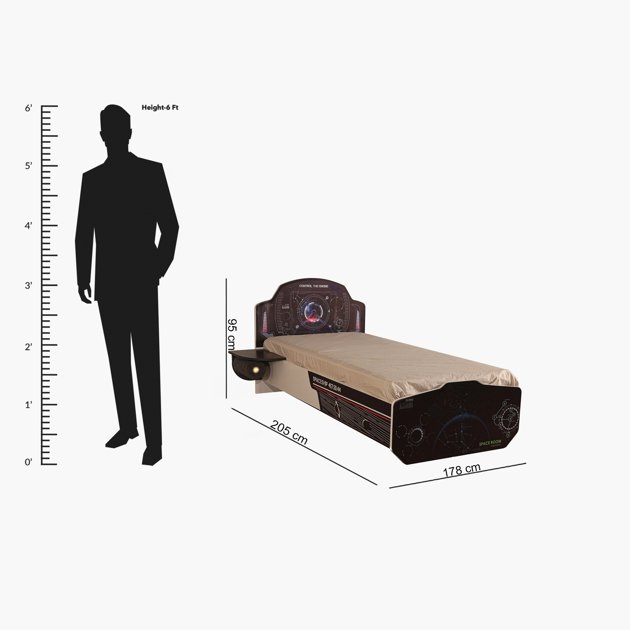 سرير فردي مع طاولتين جانبيتين - سبيس من موڤو - 90×200 سم-hbxfurniture-bedsandbedsets-beds-single-image-7