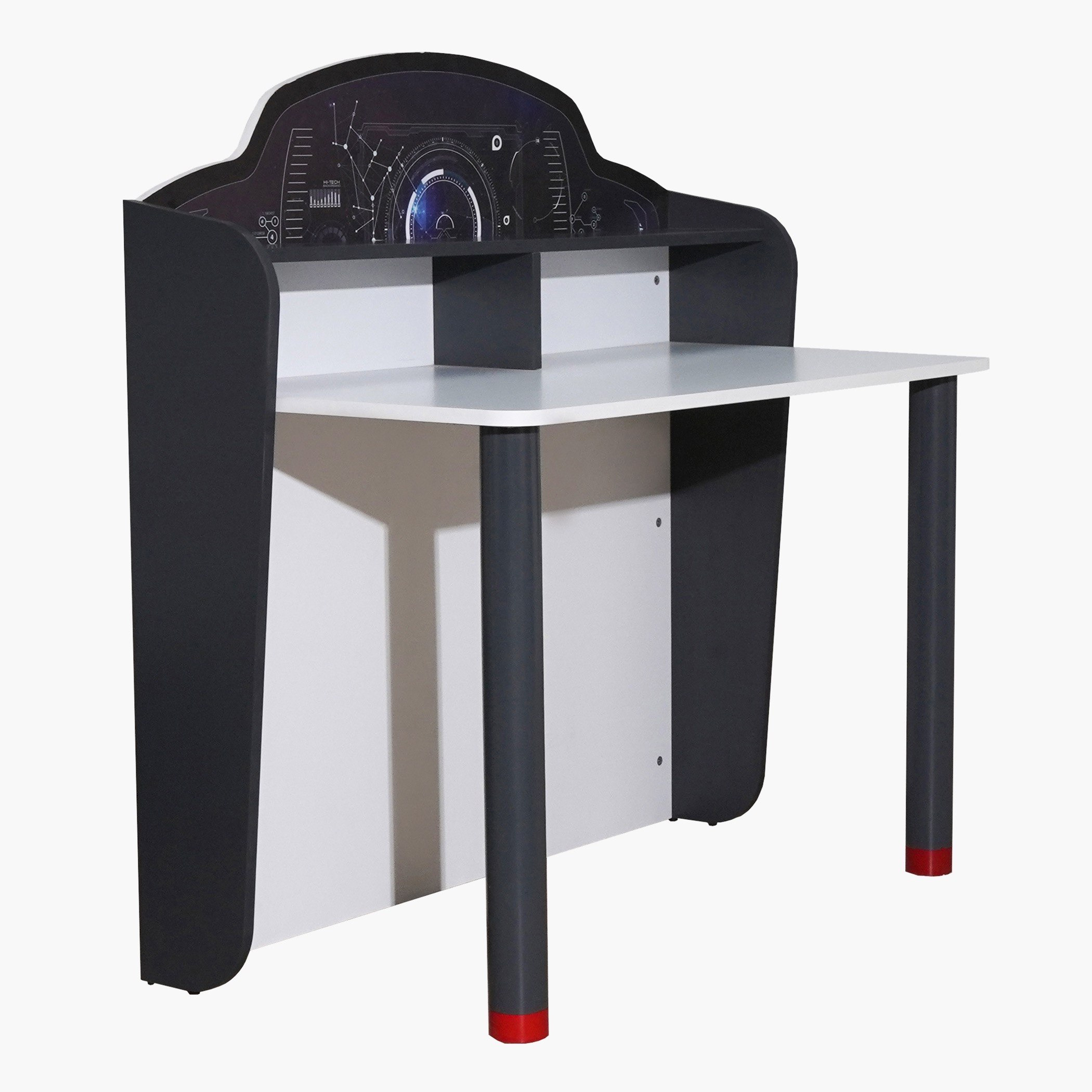 Movo Space Study Desk with Hutch
