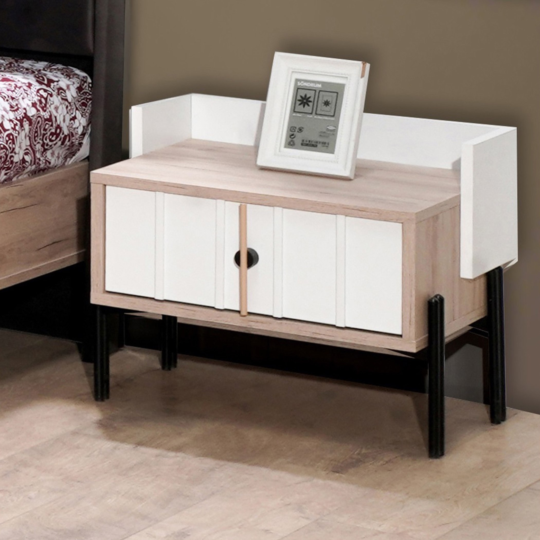طاولة جانبية بدرج واحد من بورتلاند-hbxkidsandyouth-nightstands-image-1