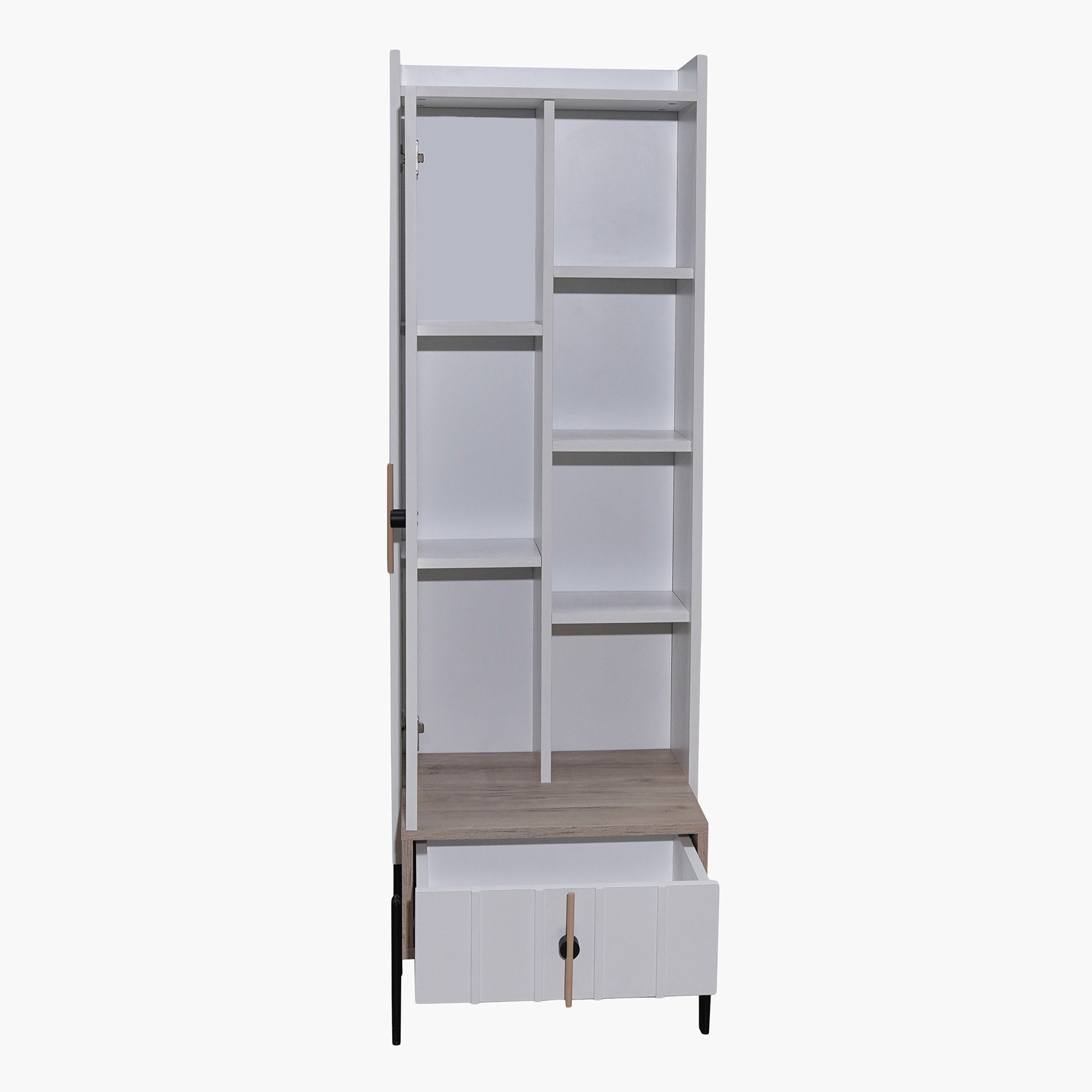 خزانة كتب بدرج واحد وباب واحد من بورتلاند-hbxfurniture-office-bookcases-image-2