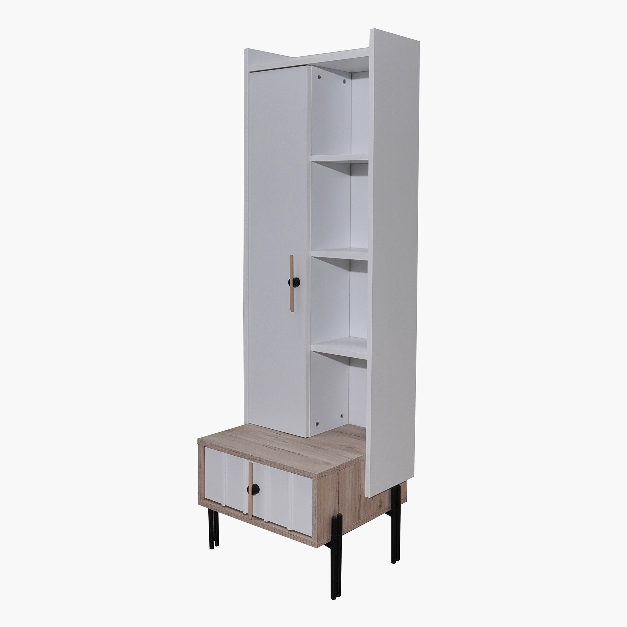 خزانة كتب بدرج واحد وباب واحد من بورتلاند-hbxfurniture-office-bookcases-image-3