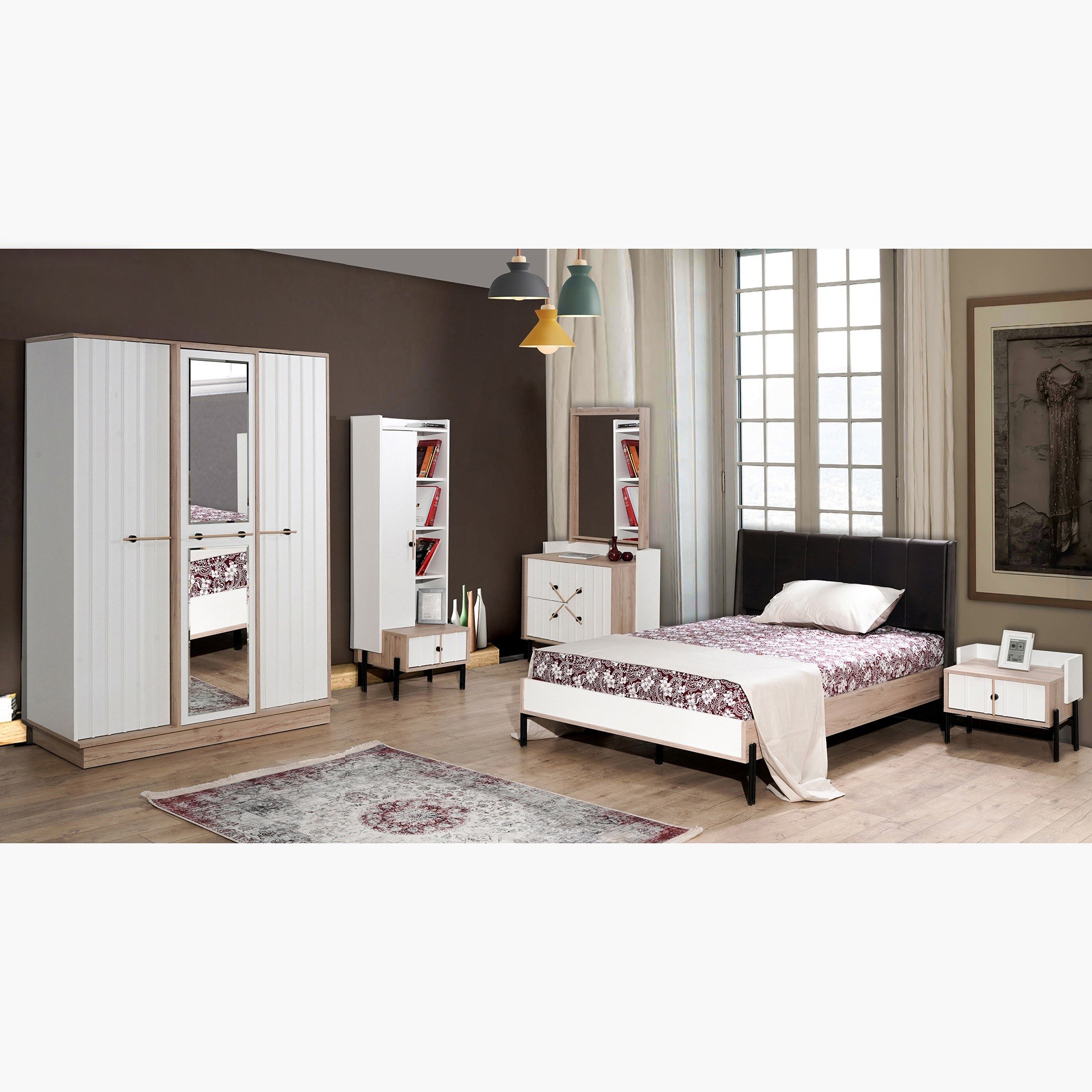 خزانة كتب بدرج واحد وباب واحد من بورتلاند-hbxfurniture-office-bookcases-image-6