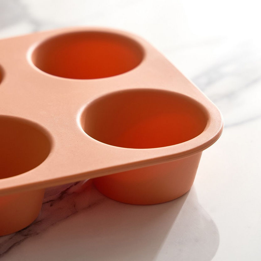 Avon Silicone 6-Cup Muffin Pan - 27x18x4 cm-Bakeware-image-2