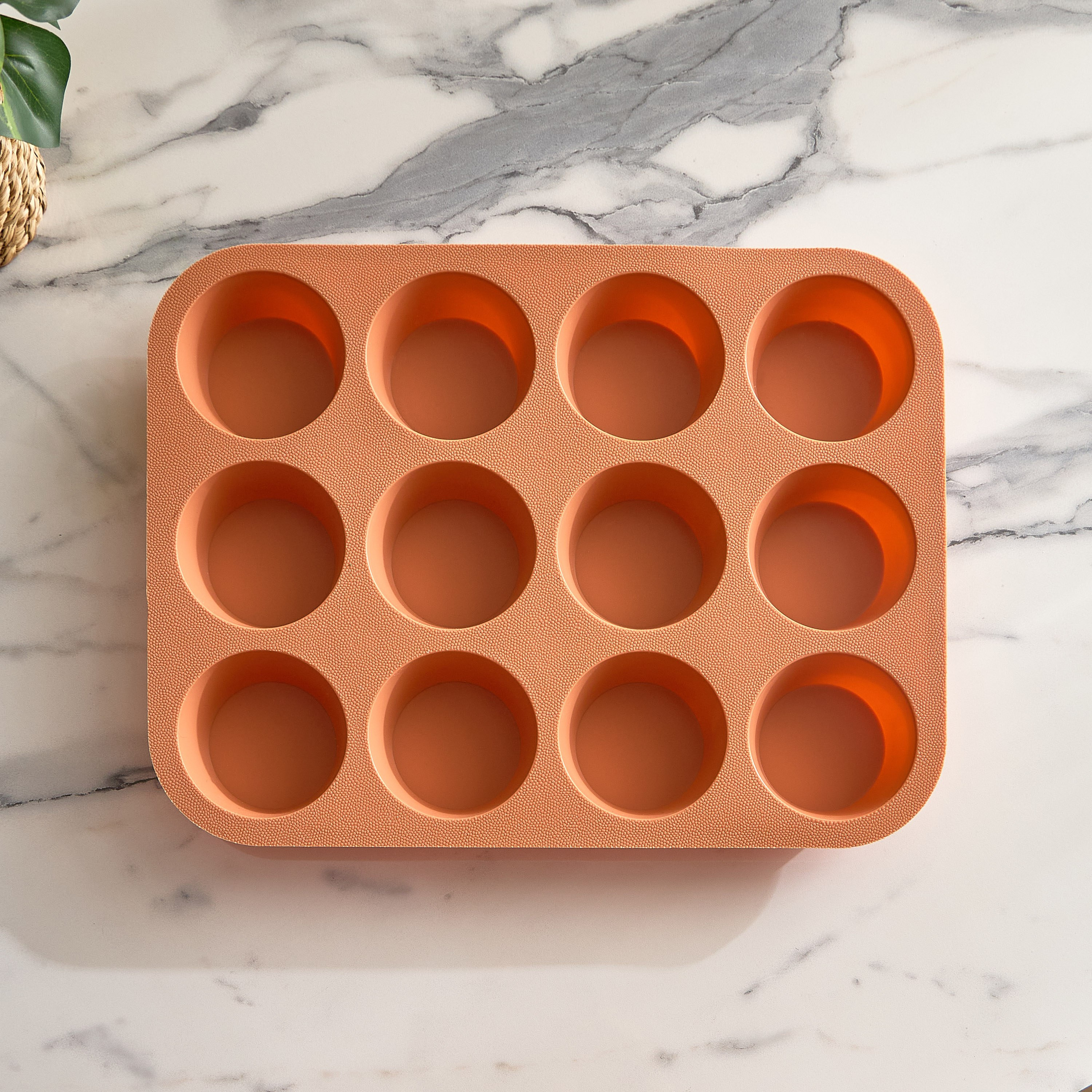 Avon 12-Cup Silicone Muffin Pan - 32x24x3 cm-hbxkitchen-bakeware-image-2