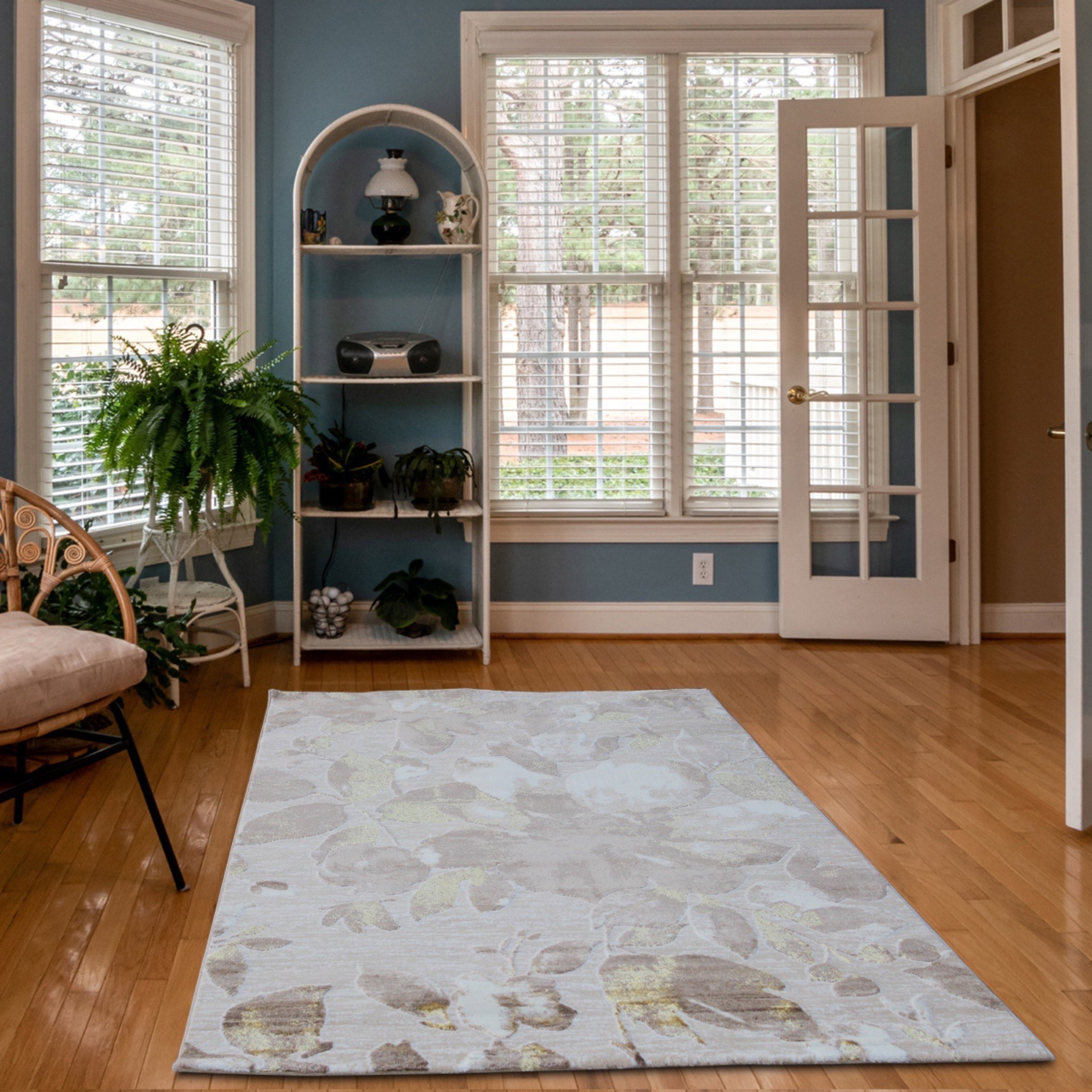 Meera Stain-Resistant Polypropylene Rug - 150x230 cm-hbxdecorandfurnishings-floorcoverings-rugs-image-1